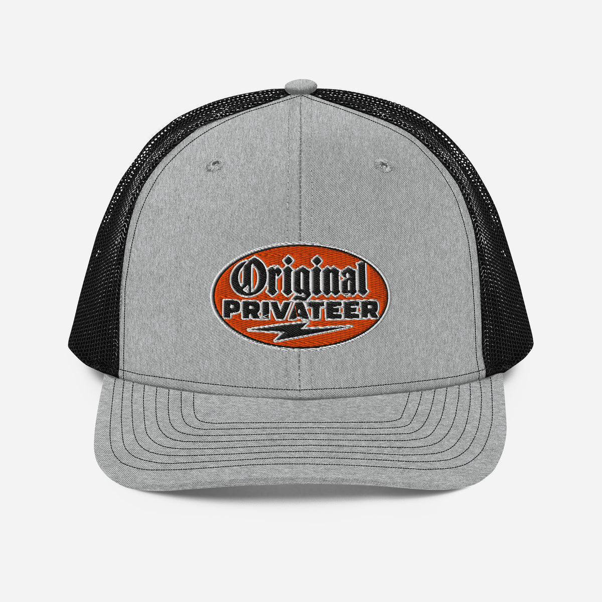 Retro Orange Motorcycle Snapback Hat | Original Privateer