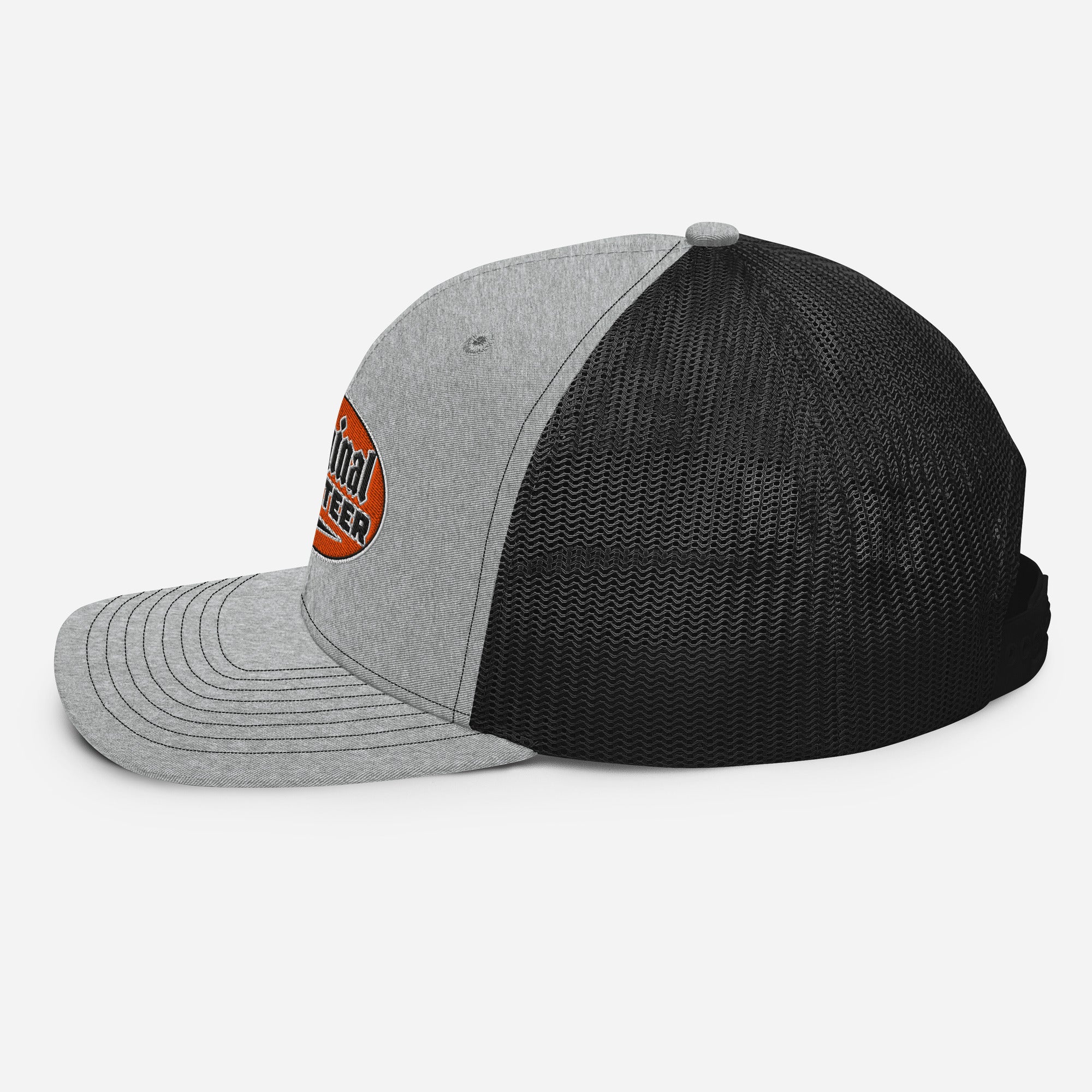 Retro Orange Motorcycle Snapback Hat | Original Privateer
