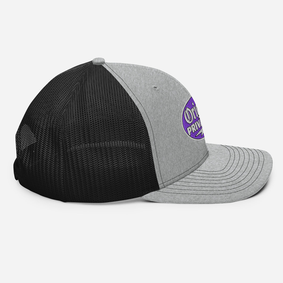 Purple Motorcycle Snapback Hat | Original Privateer