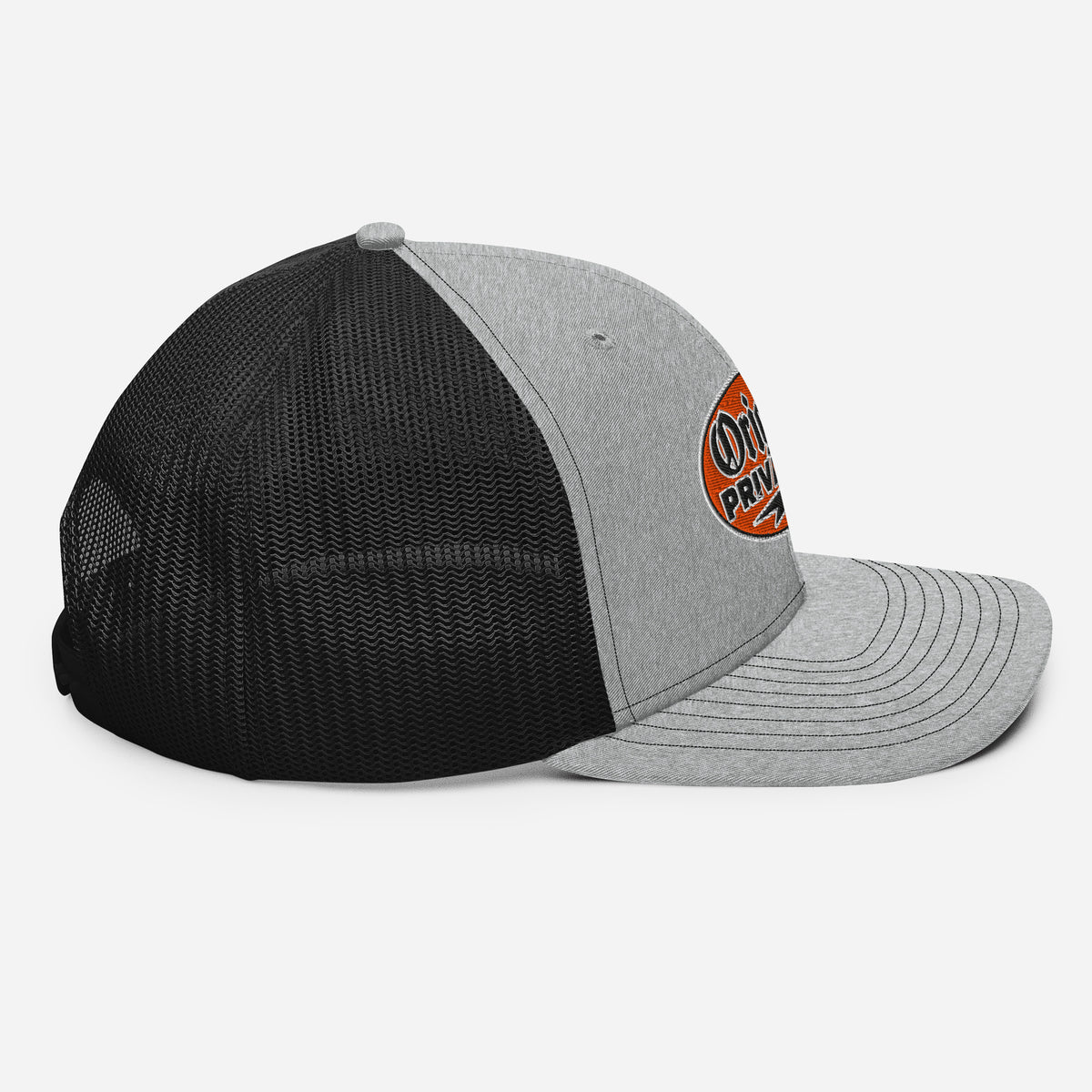 Retro Orange Motorcycle Snapback Hat | Original Privateer