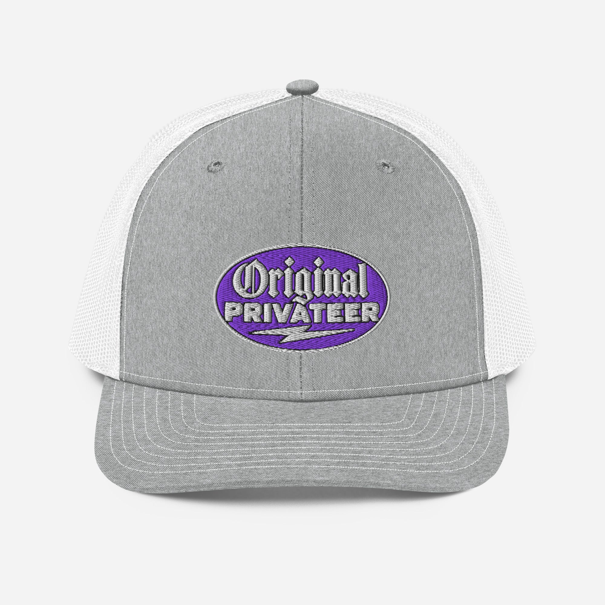 Purple Motorcycle Snapback Hat | Original Privateer