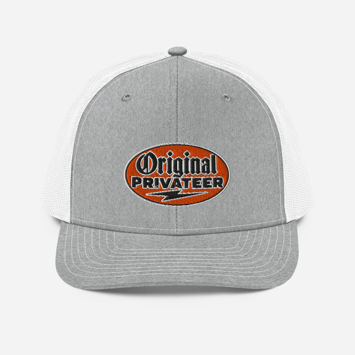 Retro Orange Motorcycle Snapback Hat | Original Privateer