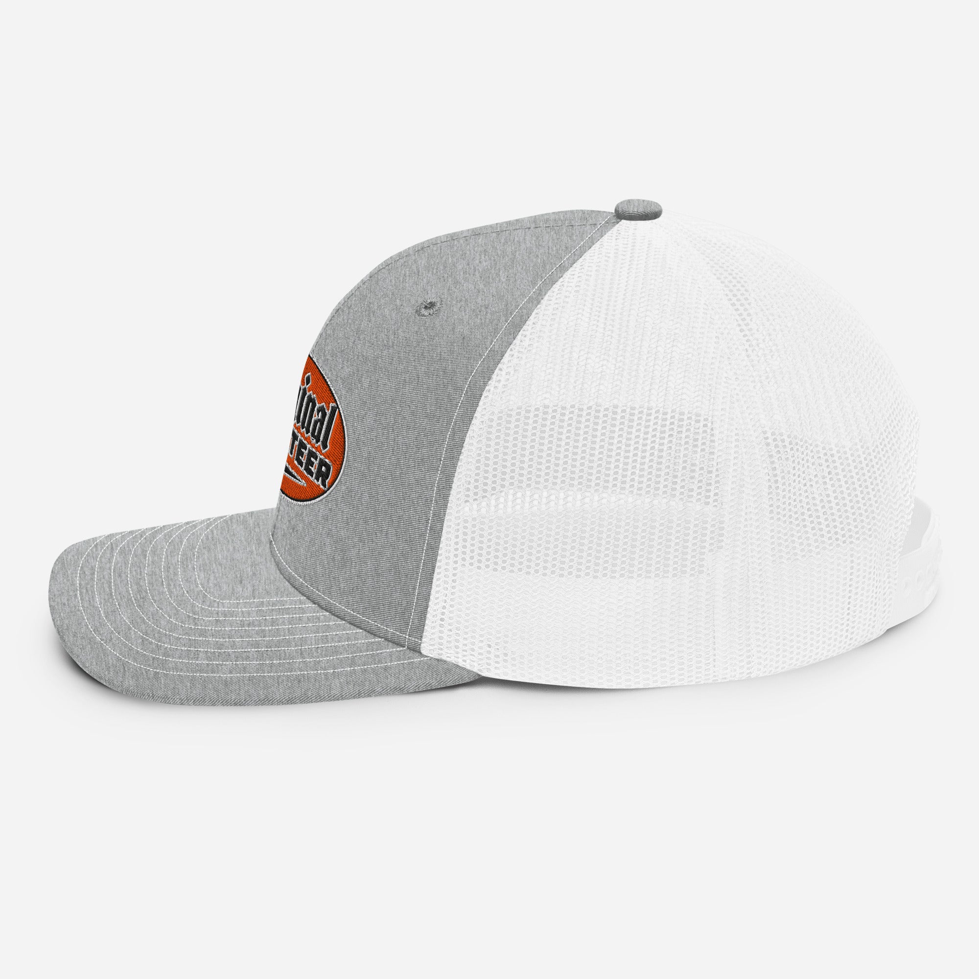 Retro Orange Motorcycle Snapback Hat | Original Privateer