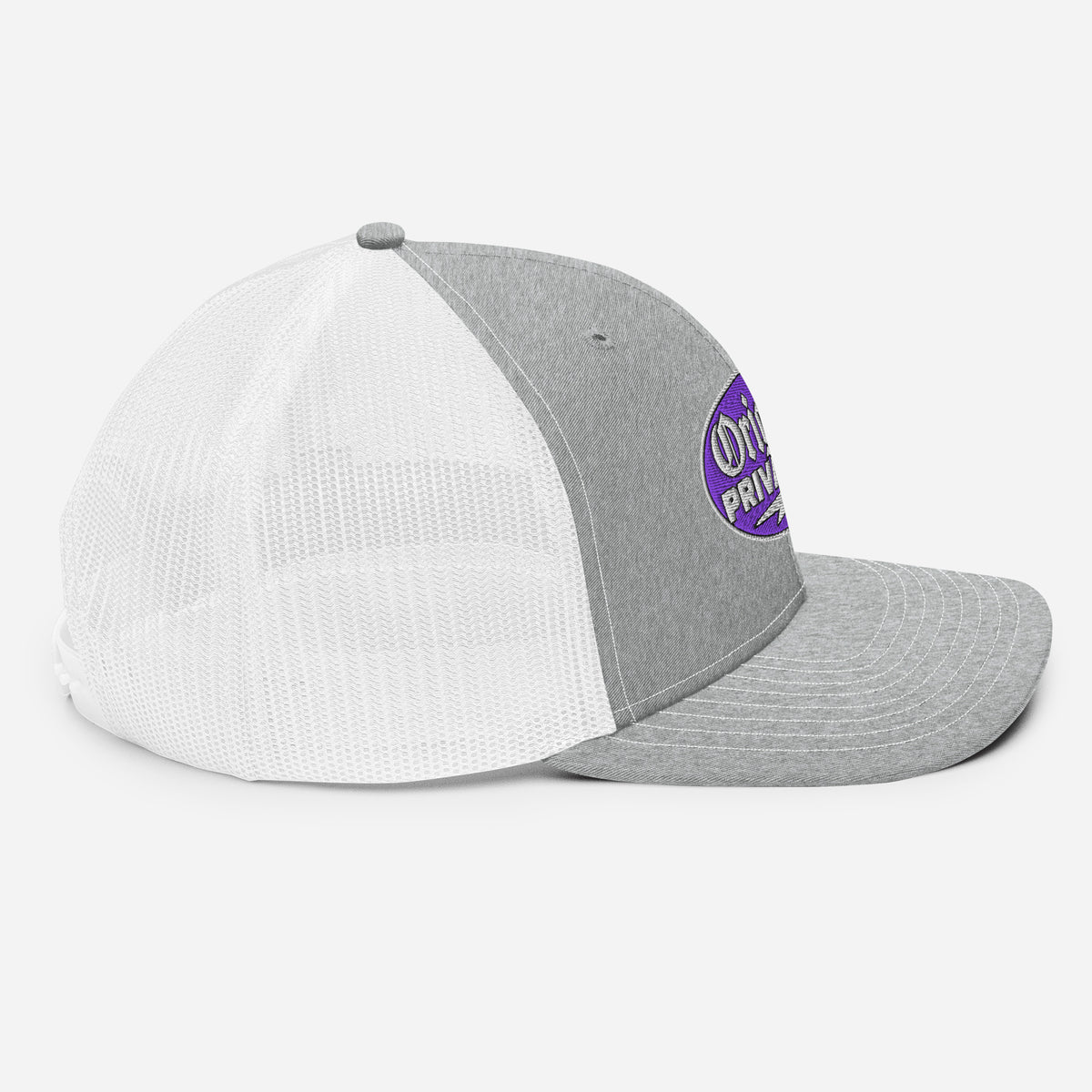 Purple Motorcycle Snapback Hat | Original Privateer