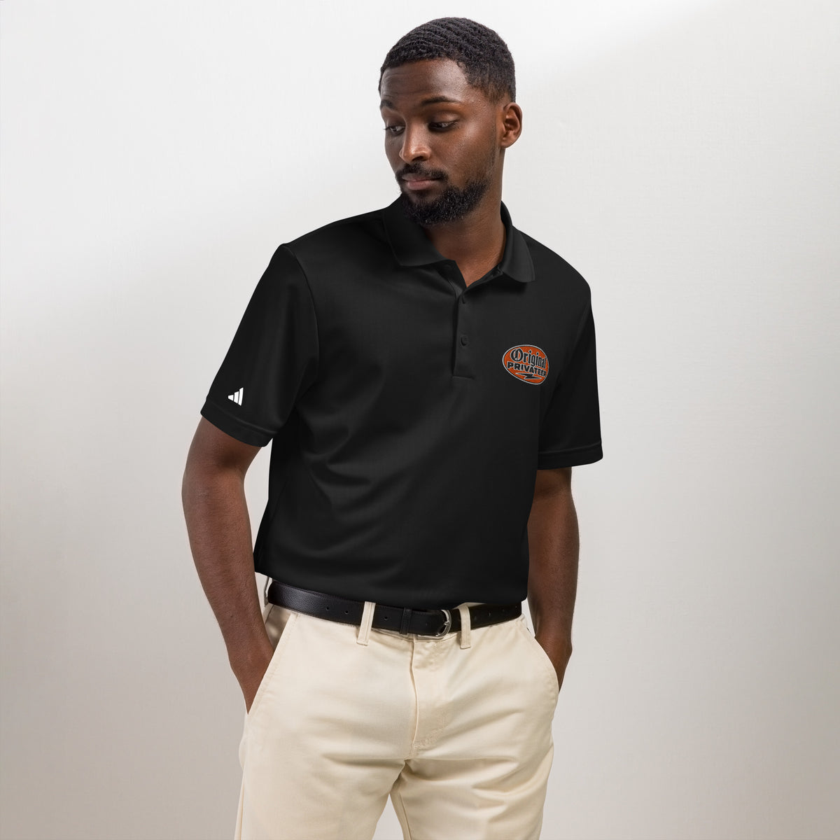 Men's Retro Orange Polo Shirt | Original Privateer