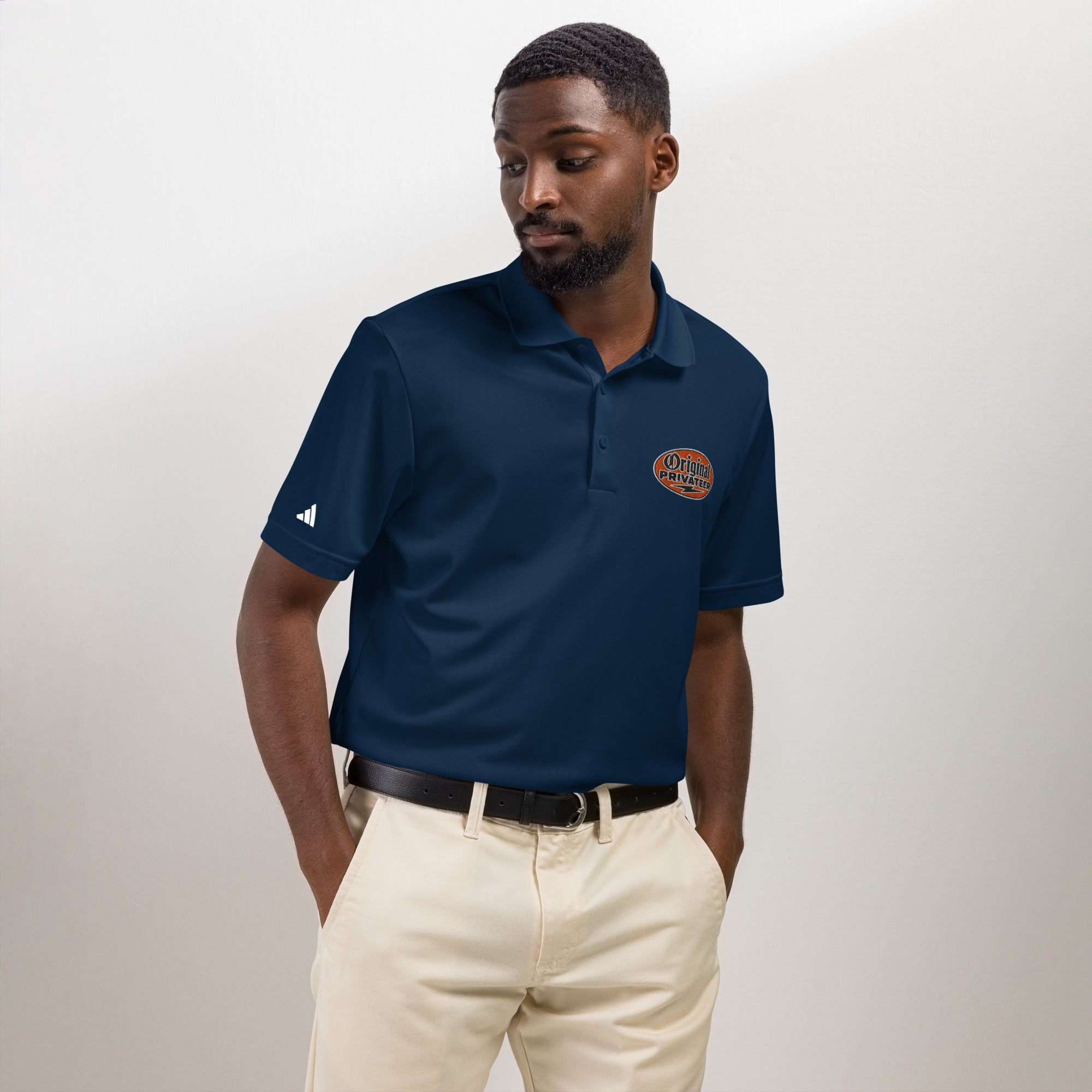 Men's Retro Orange Polo Shirt | Original Privateer