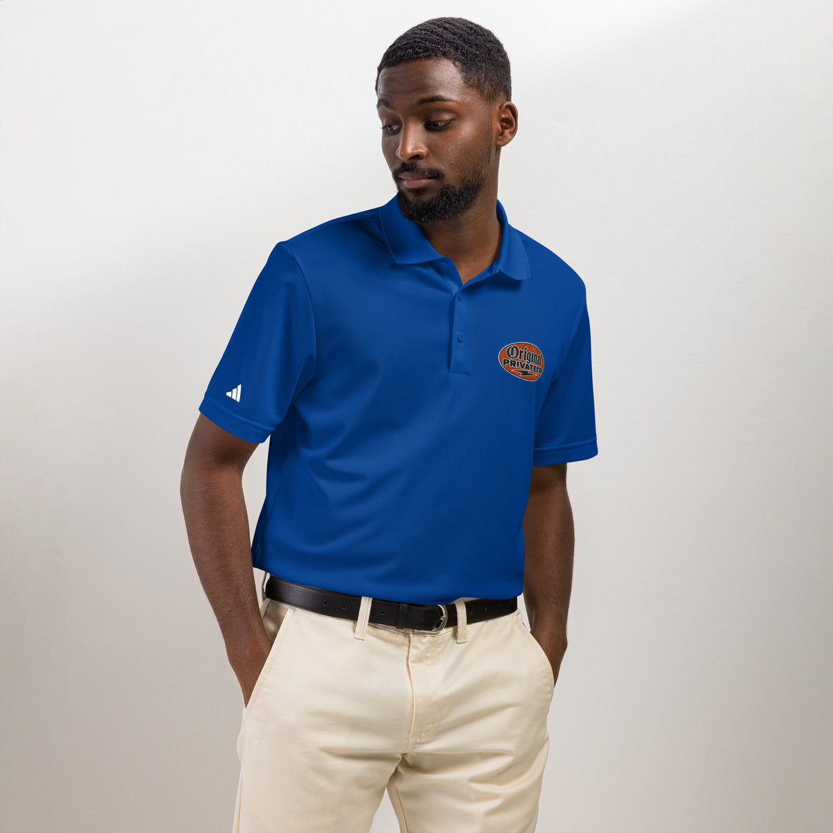 Men's Retro Orange Polo Shirt | Original Privateer