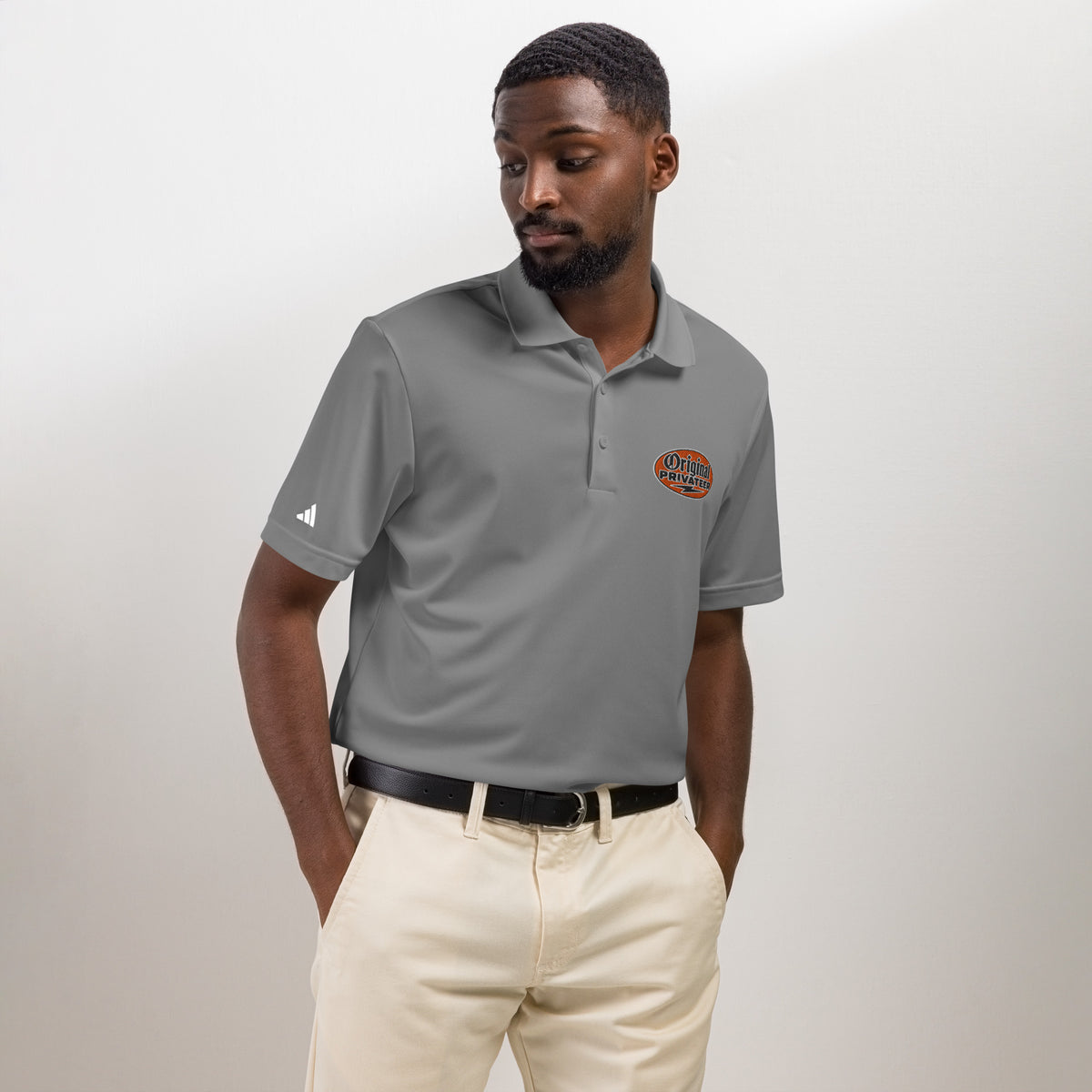 Men's Retro Orange Polo Shirt | Original Privateer