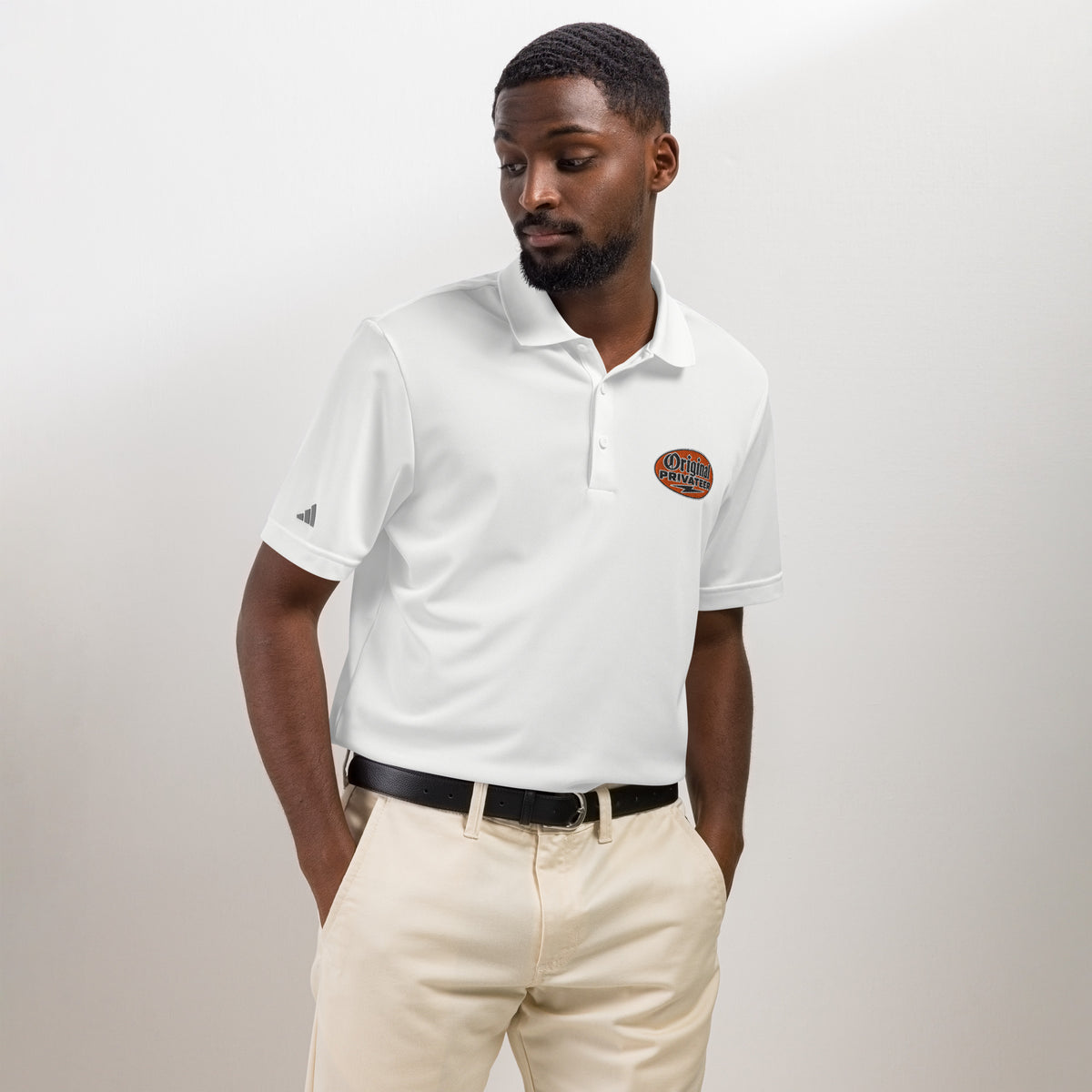 Men's Retro Orange Polo Shirt | Original Privateer