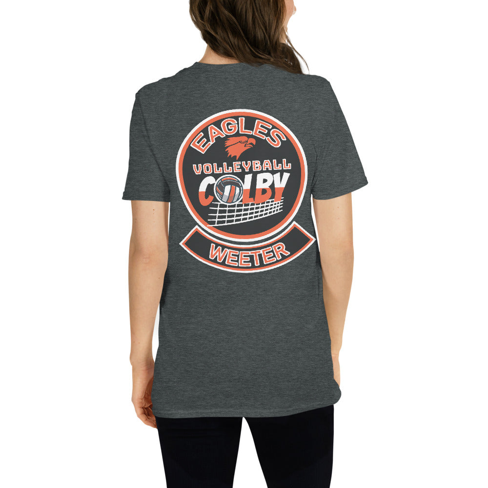 Colby Eagles Volleyball v2 Unisex T-Shirt