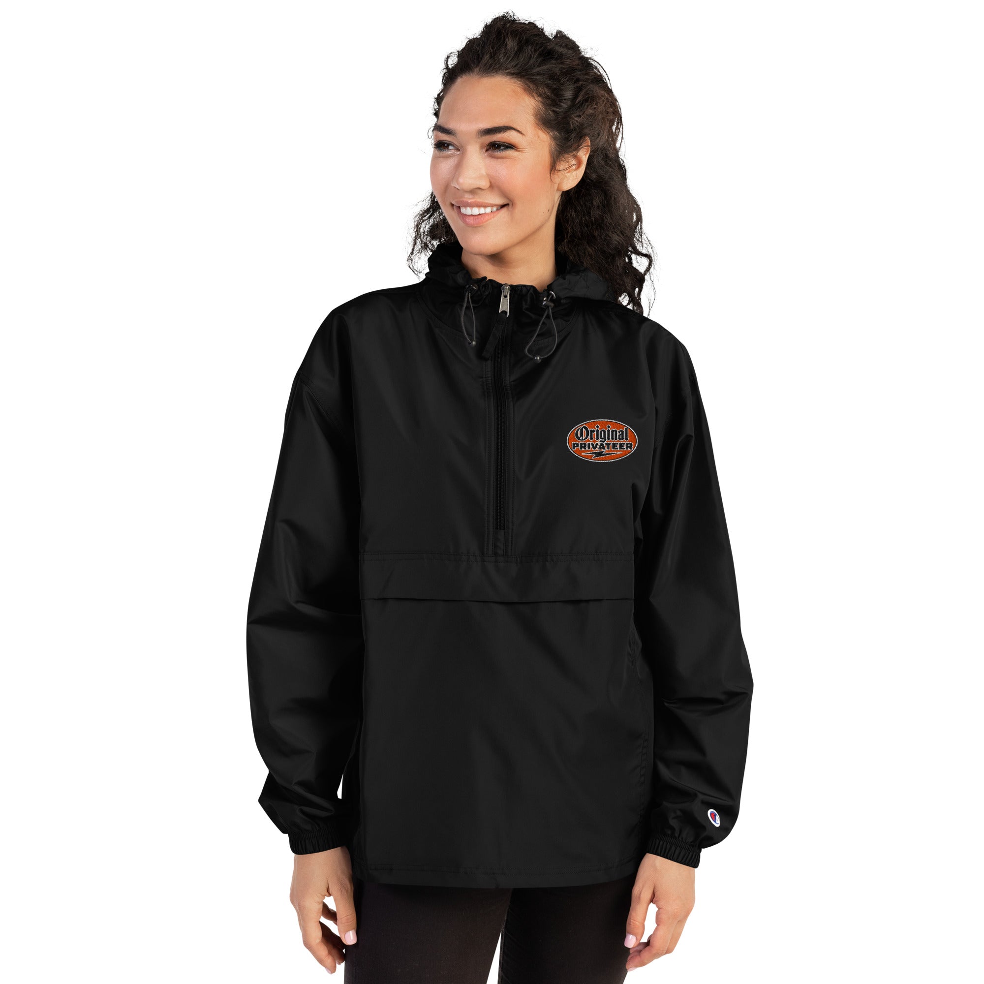 Champion Packable Jacket – Retro Orange | Original Privateer