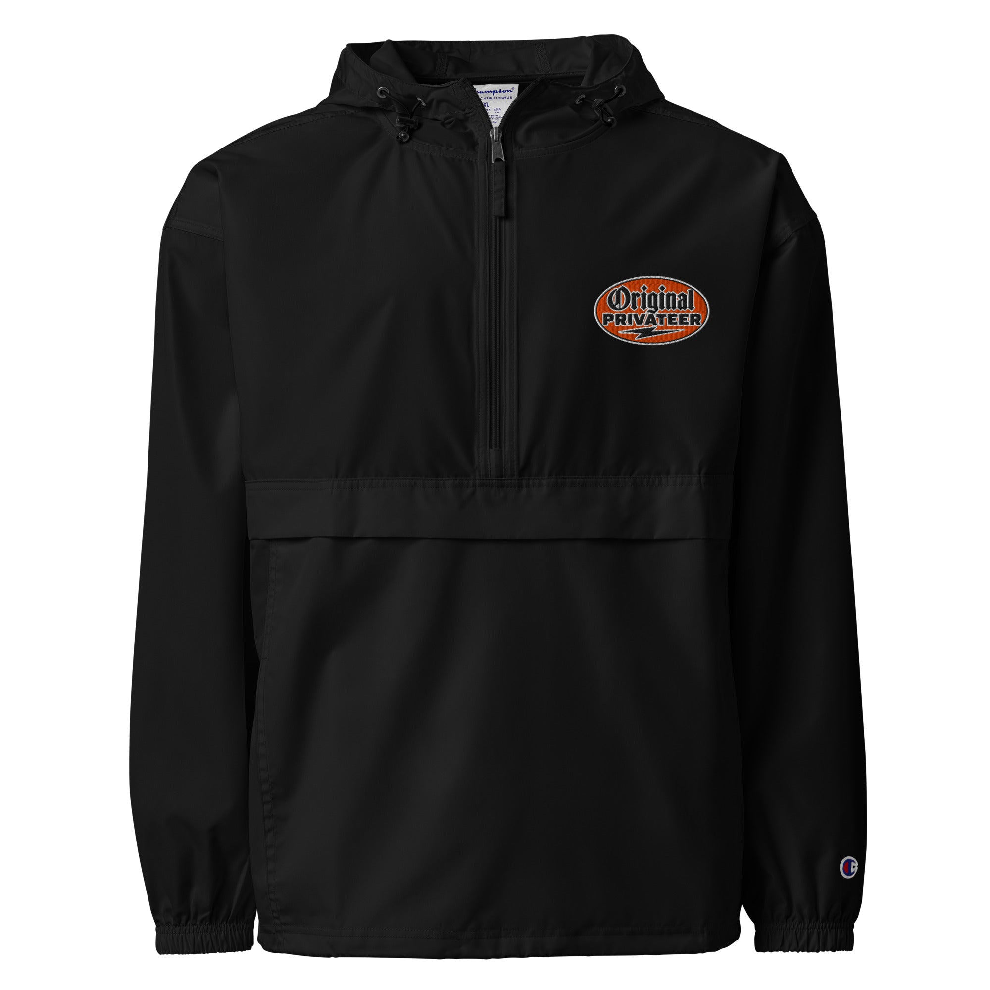 Champion Packable Jacket – Retro Orange | Original Privateer