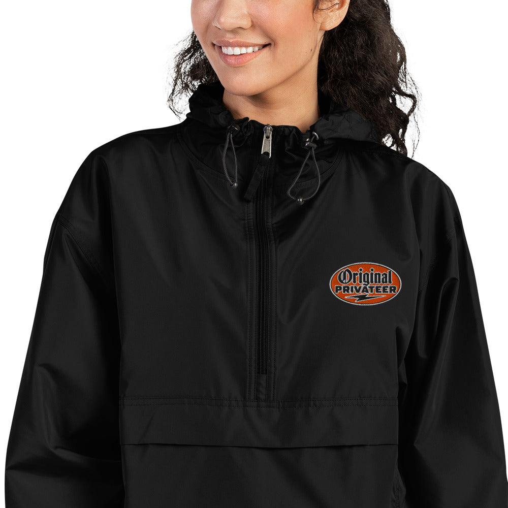 Champion Packable Jacket – Retro Orange | Original Privateer