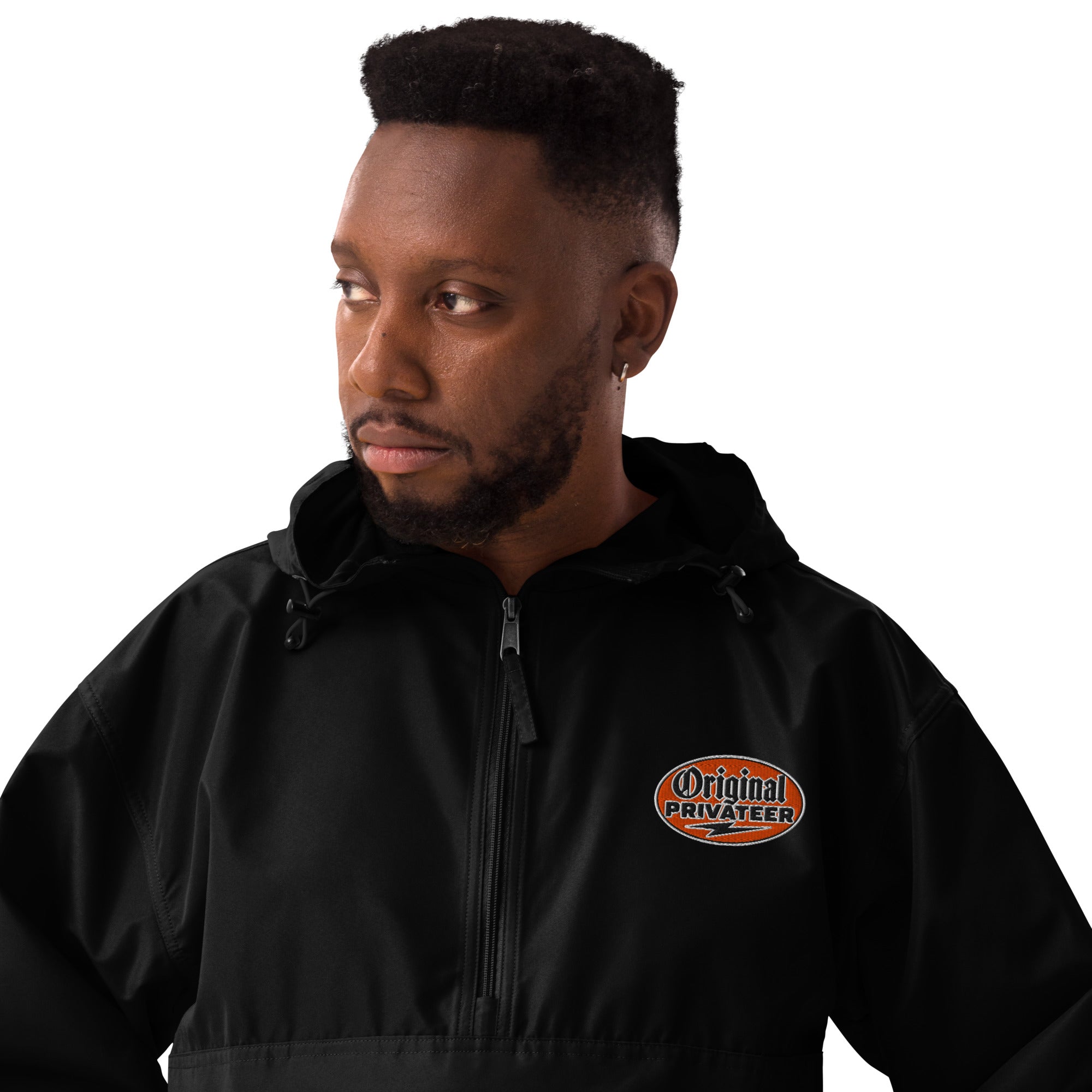 Champion Packable Jacket – Retro Orange | Original Privateer