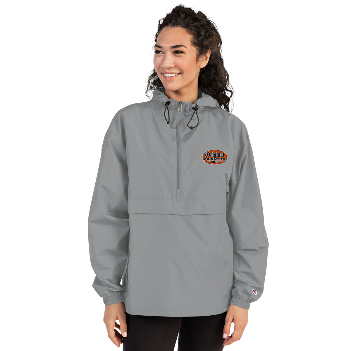 Champion Packable Jacket – Retro Orange | Original Privateer