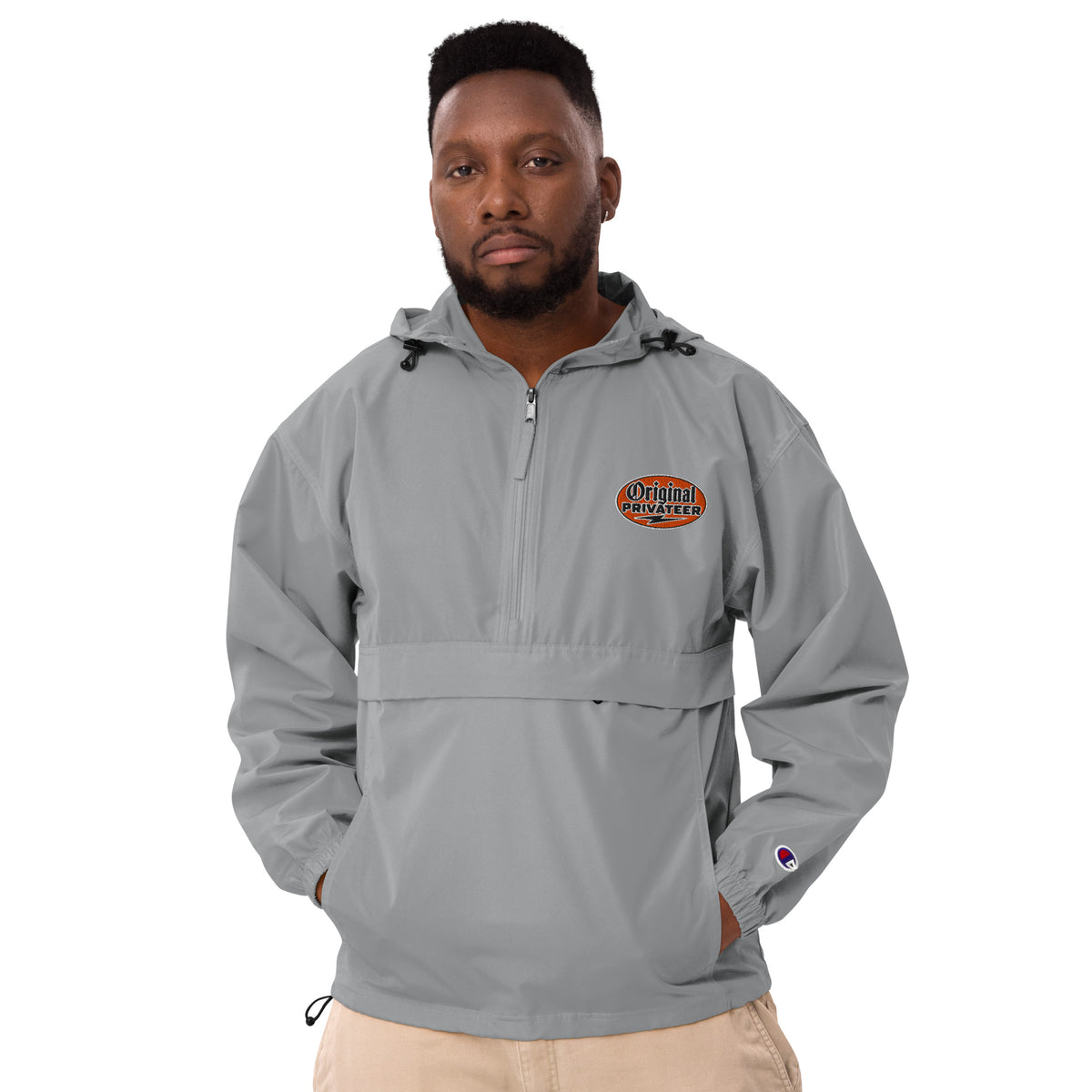Champion Packable Jacket – Retro Orange | Original Privateer