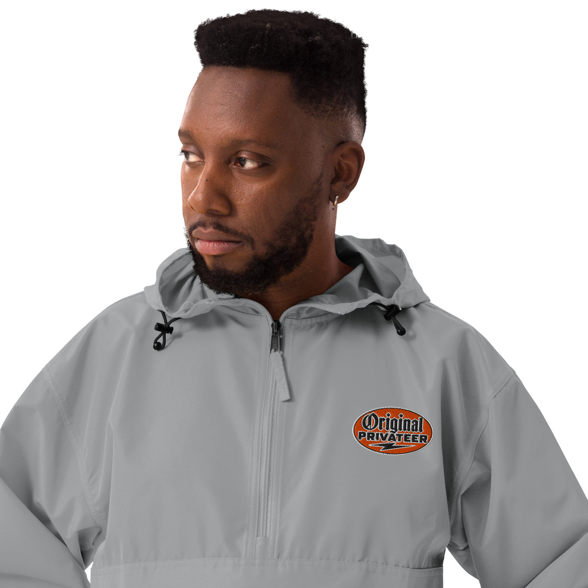 Champion Packable Jacket – Retro Orange | Original Privateer