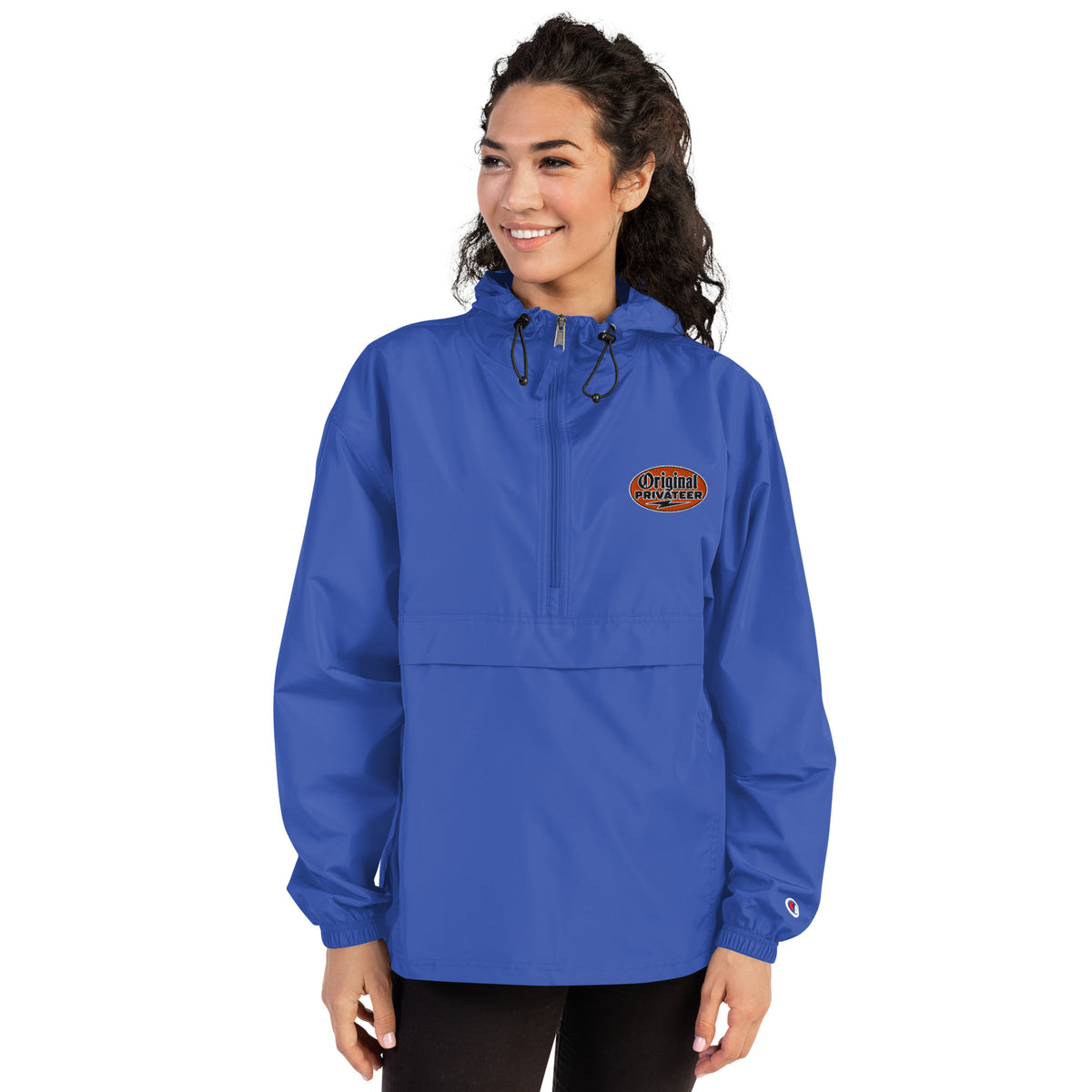 Champion Packable Jacket – Retro Orange | Original Privateer