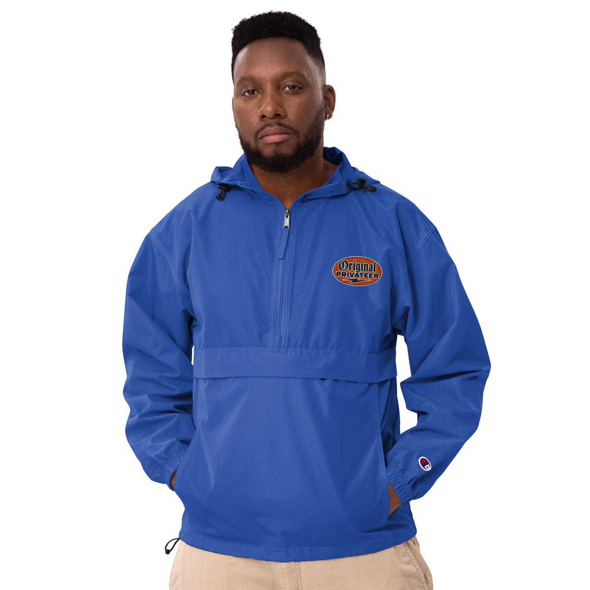 Champion Packable Jacket – Retro Orange | Original Privateer