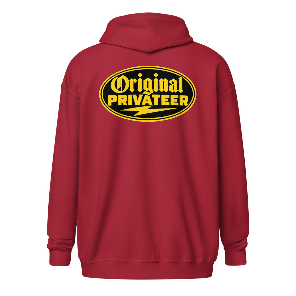 Black & Gold Motorcycle Zip Hoodie | Original Privateer