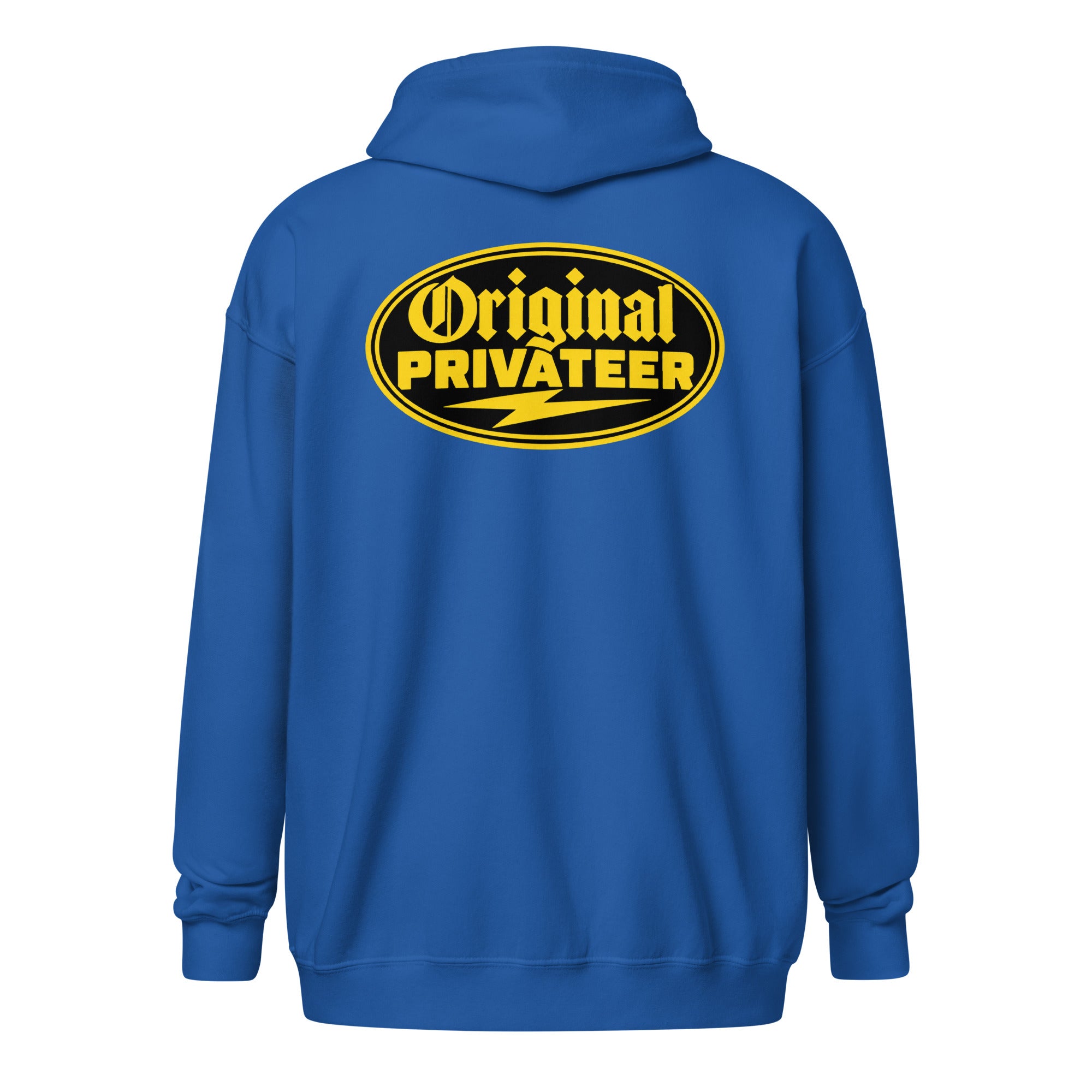 Black & Gold Motorcycle Zip Hoodie | Original Privateer