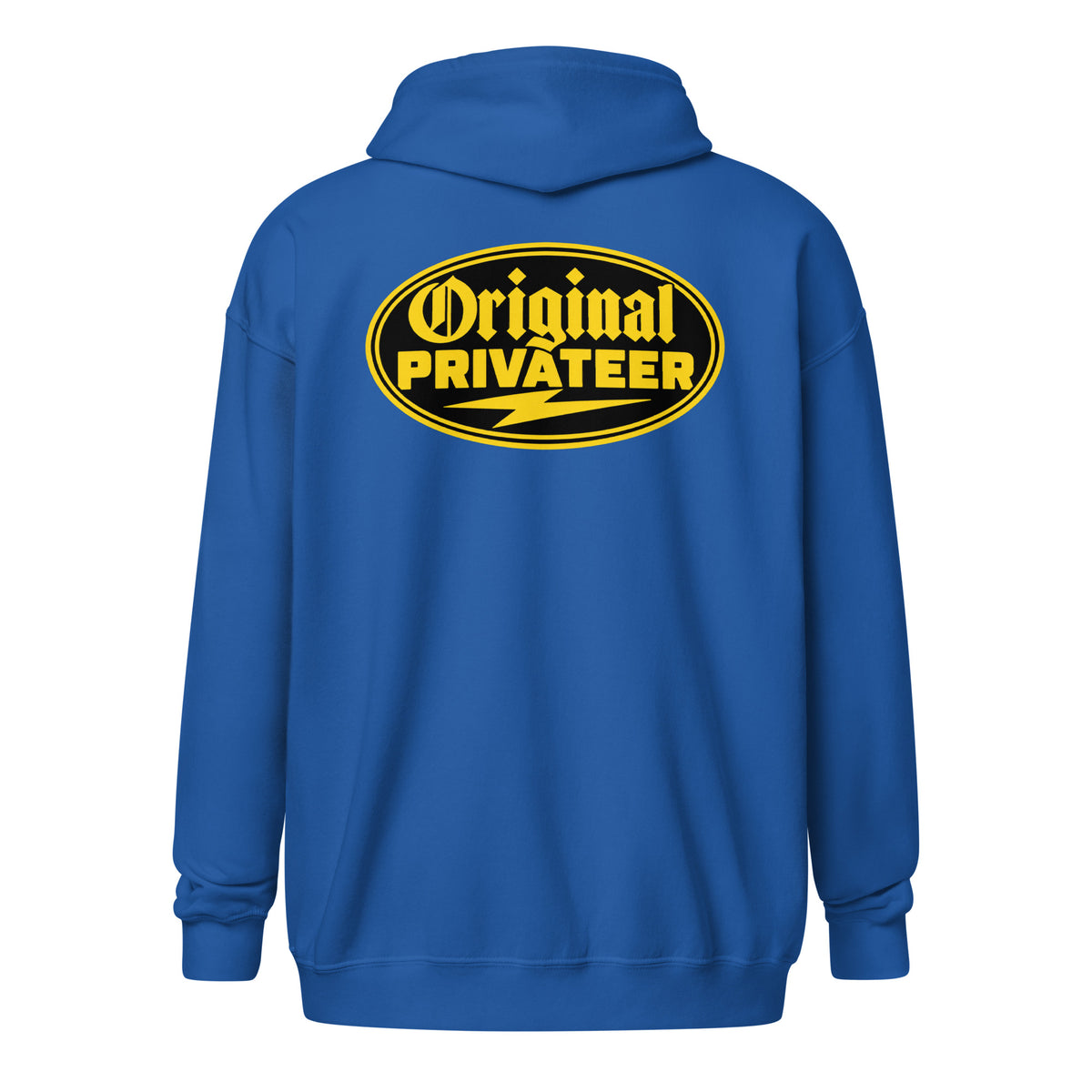 Black & Gold Motorcycle Zip Hoodie | Original Privateer