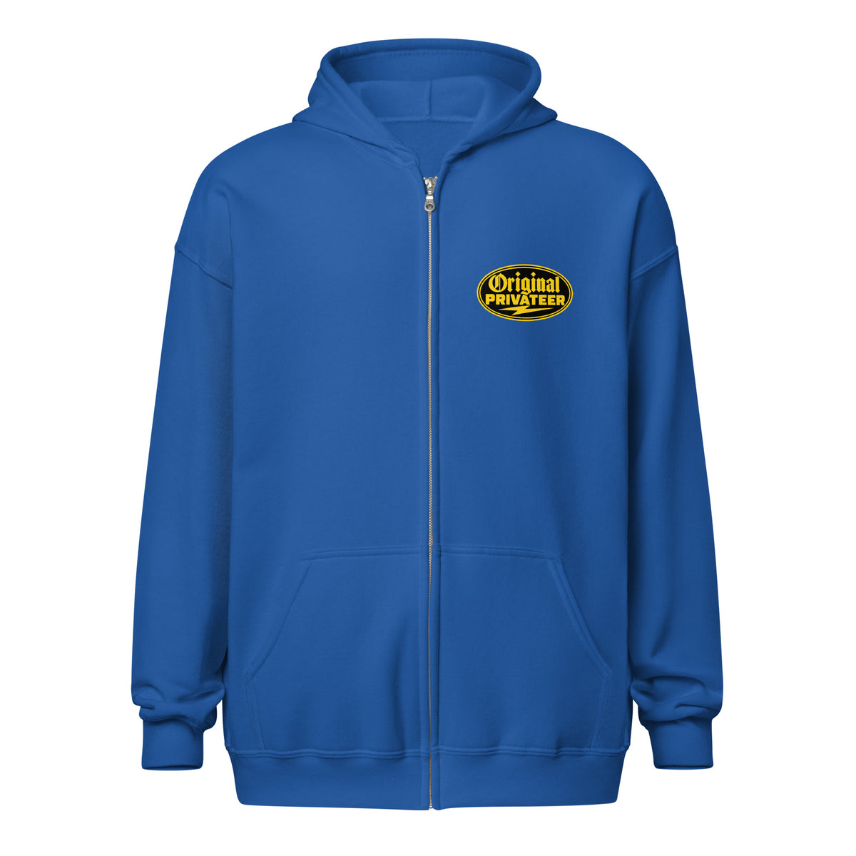 Black & Gold Motorcycle Zip Hoodie | Original Privateer