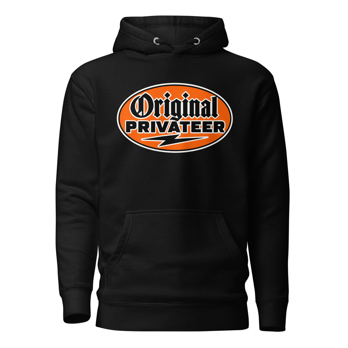 Women's Retro Orange Motorcycle Hoodie | Original Privateer