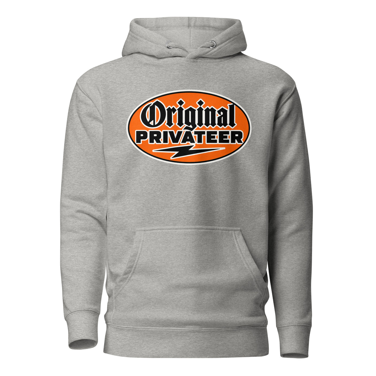 Women's Retro Orange Motorcycle Hoodie | Original Privateer