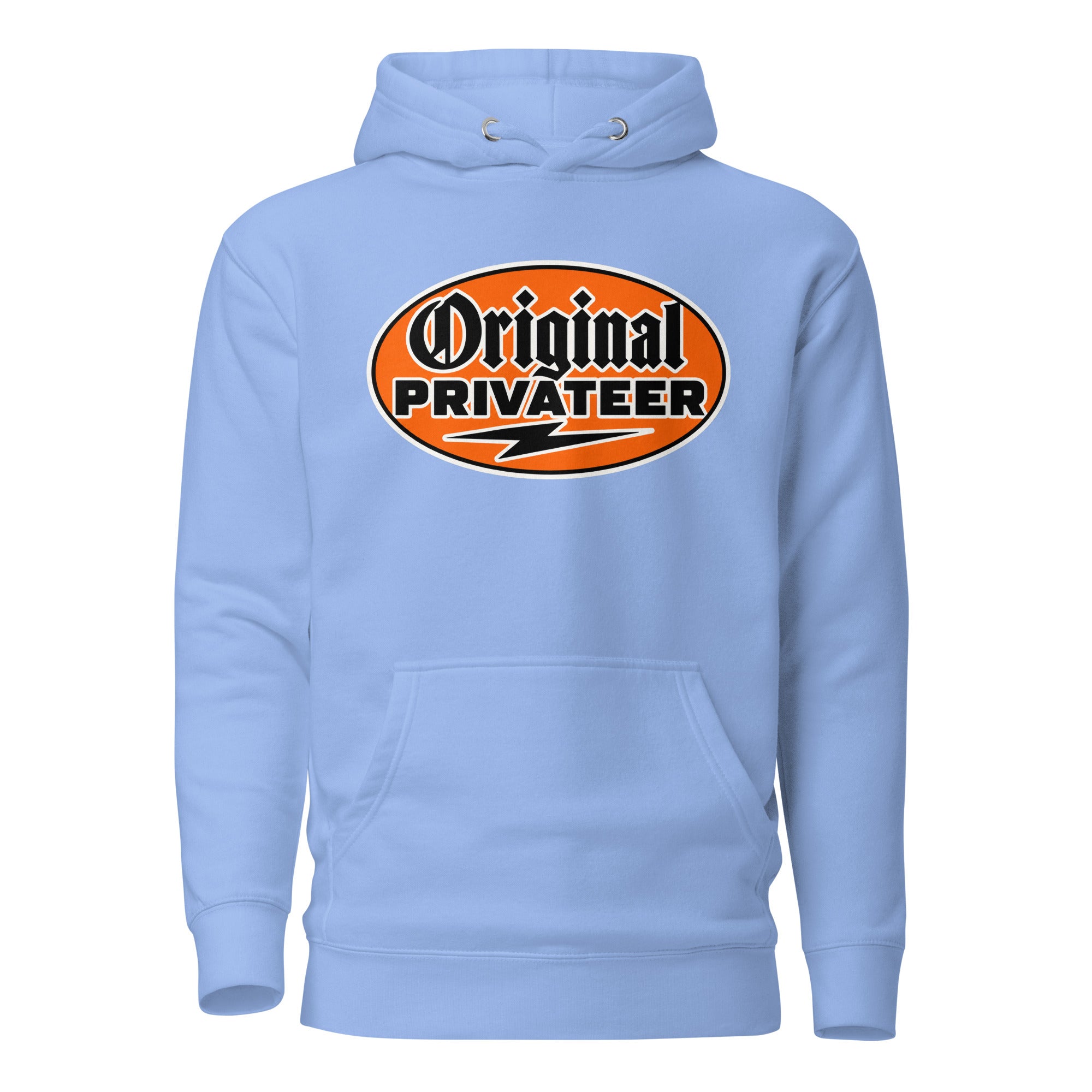Women's Retro Orange Motorcycle Hoodie | Original Privateer