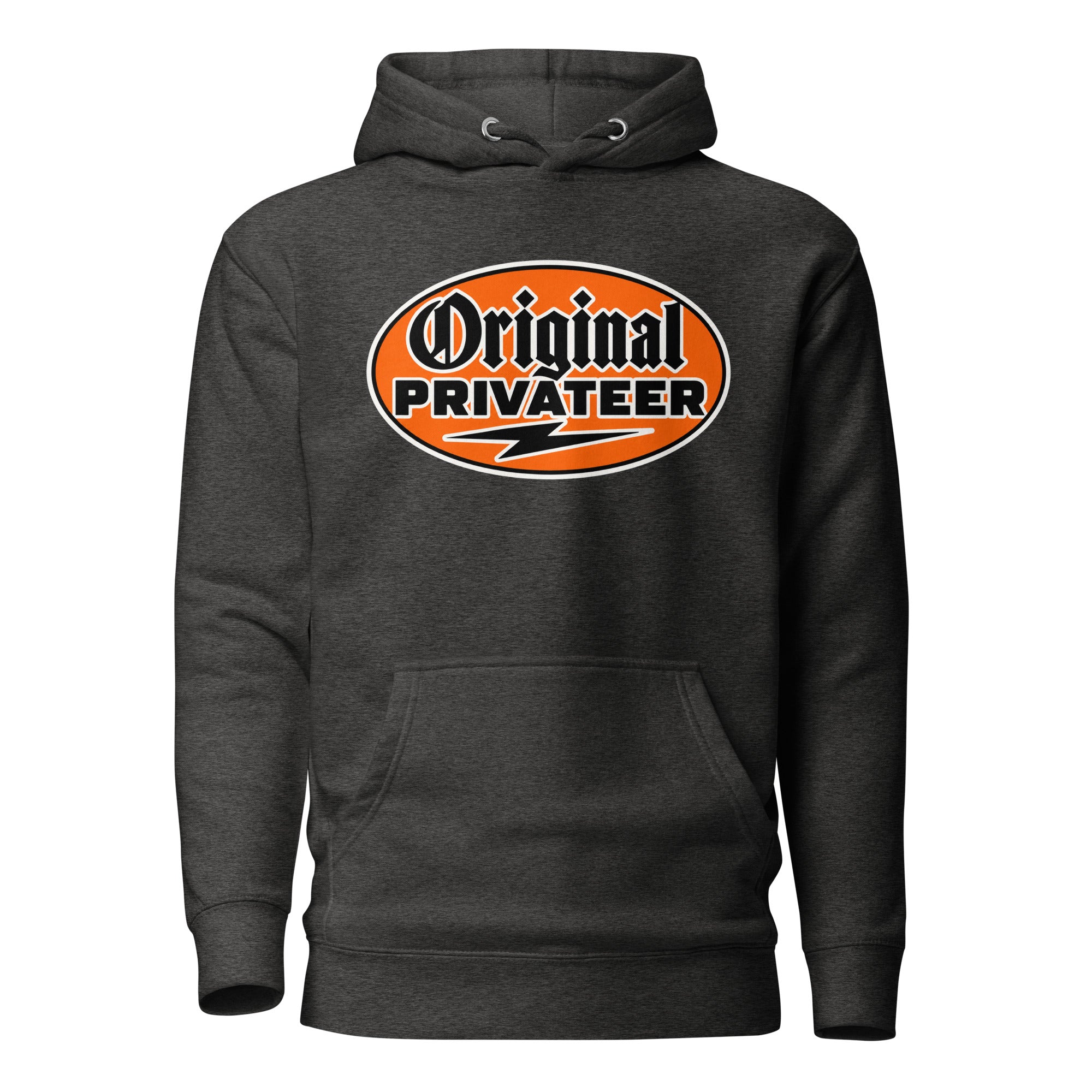 Women's Retro Orange Motorcycle Hoodie | Original Privateer