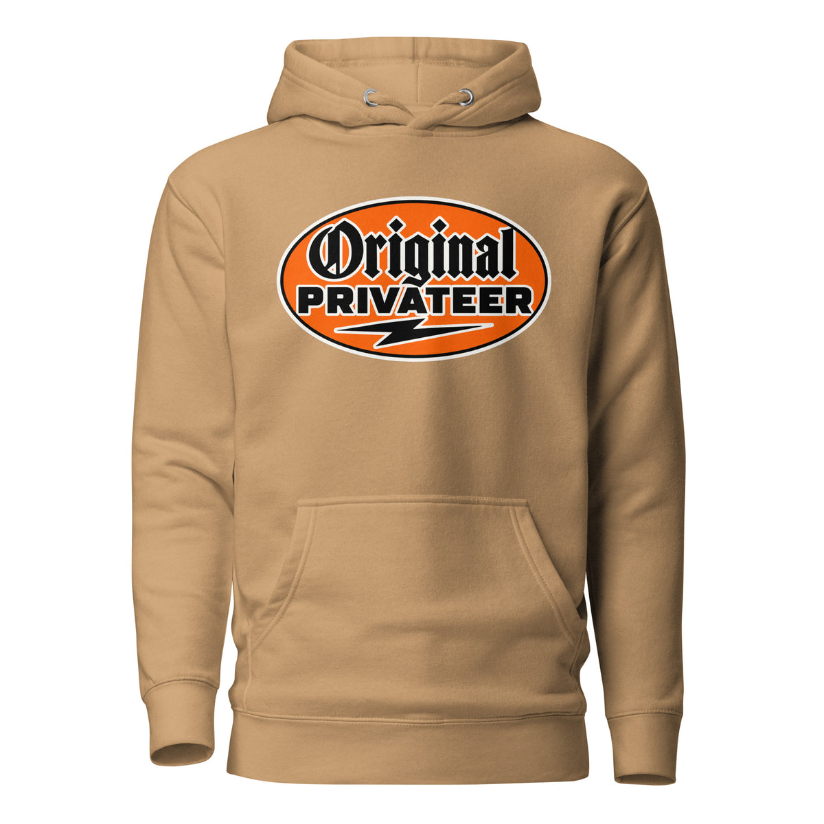 Women's Retro Orange Motorcycle Hoodie | Original Privateer