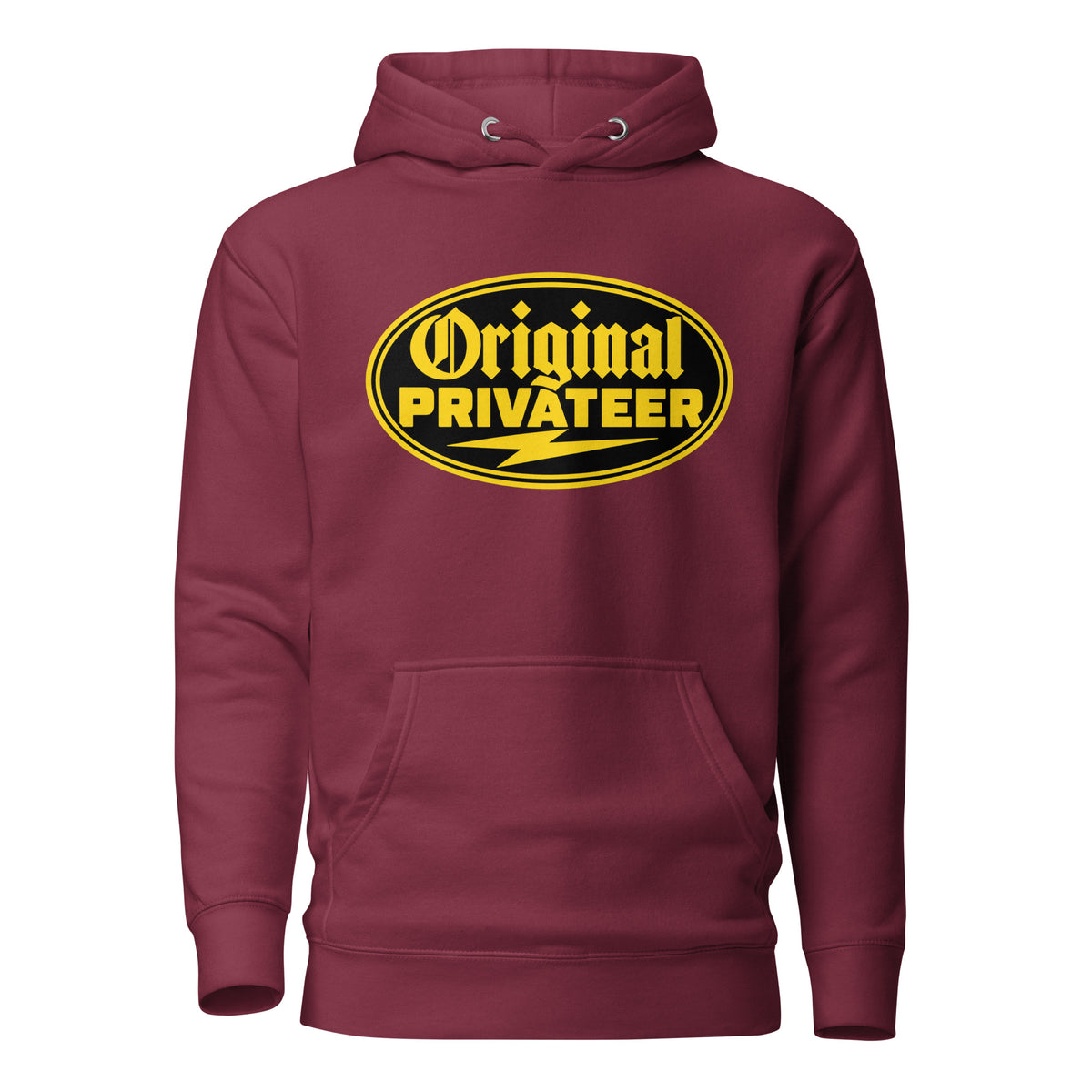 Women's Black & Gold Motorcycle Hoodie | Original Privateer
