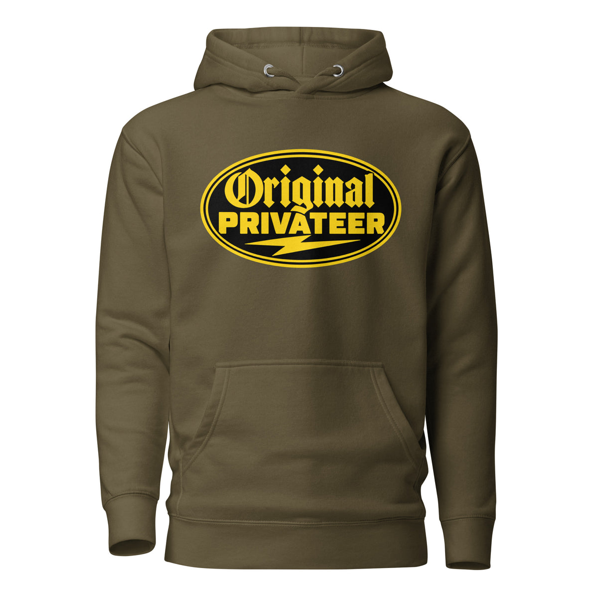 Women's Black & Gold Motorcycle Hoodie | Original Privateer