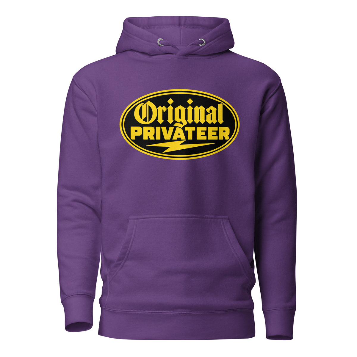 Women's Black & Gold Motorcycle Hoodie | Original Privateer
