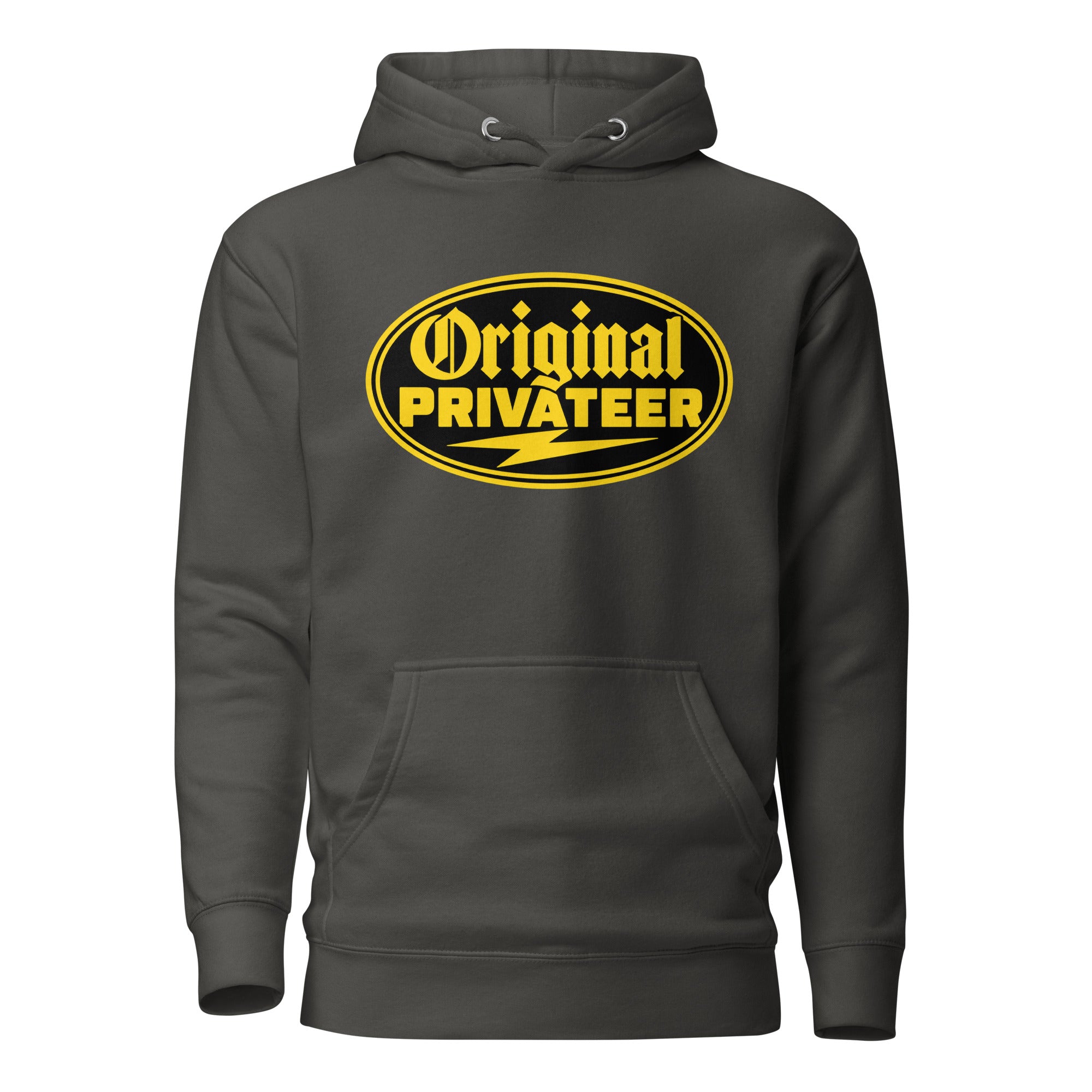 Women's Black & Gold Motorcycle Hoodie | Original Privateer