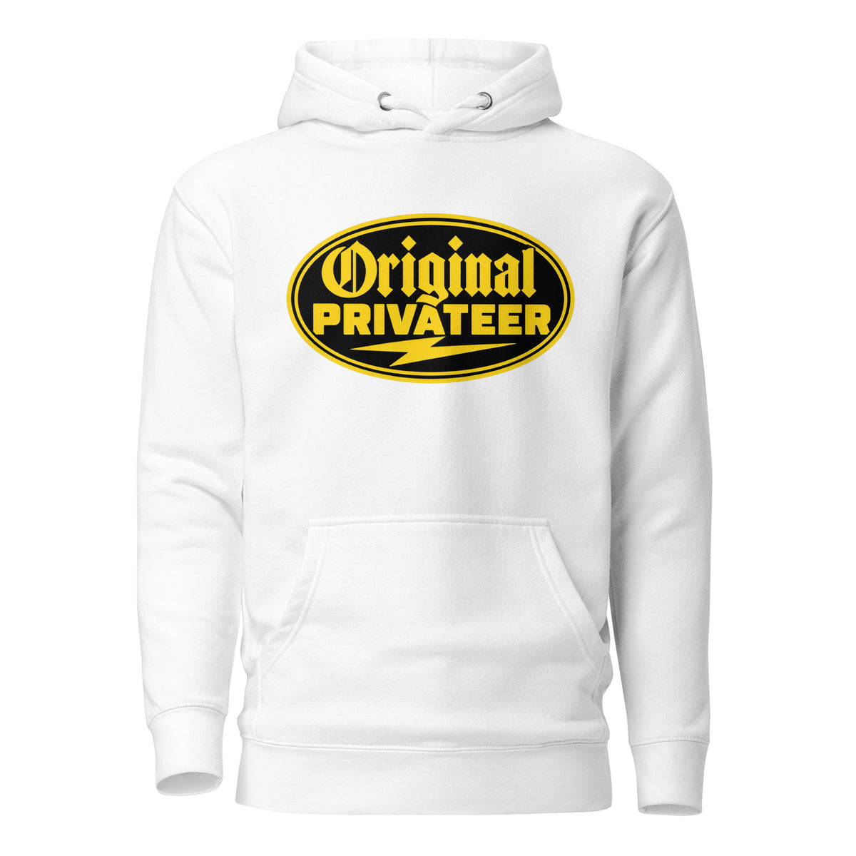 Women's Black & Gold Motorcycle Hoodie | Original Privateer