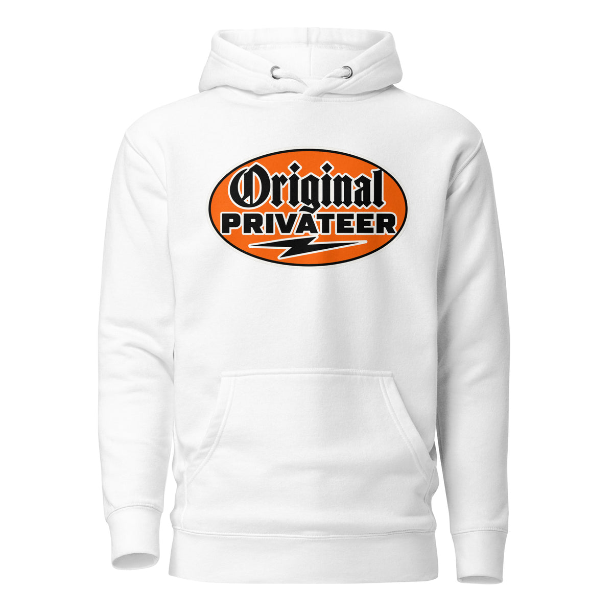 Women's Retro Orange Motorcycle Hoodie | Original Privateer