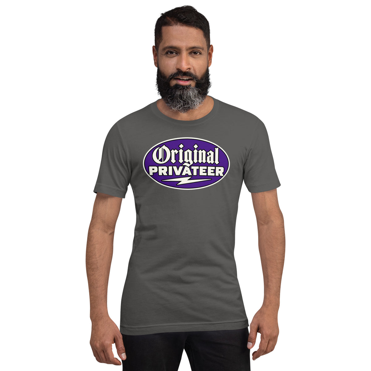 Men's Wildcat Purple Motorcycle T-Shirt | Original Privateer