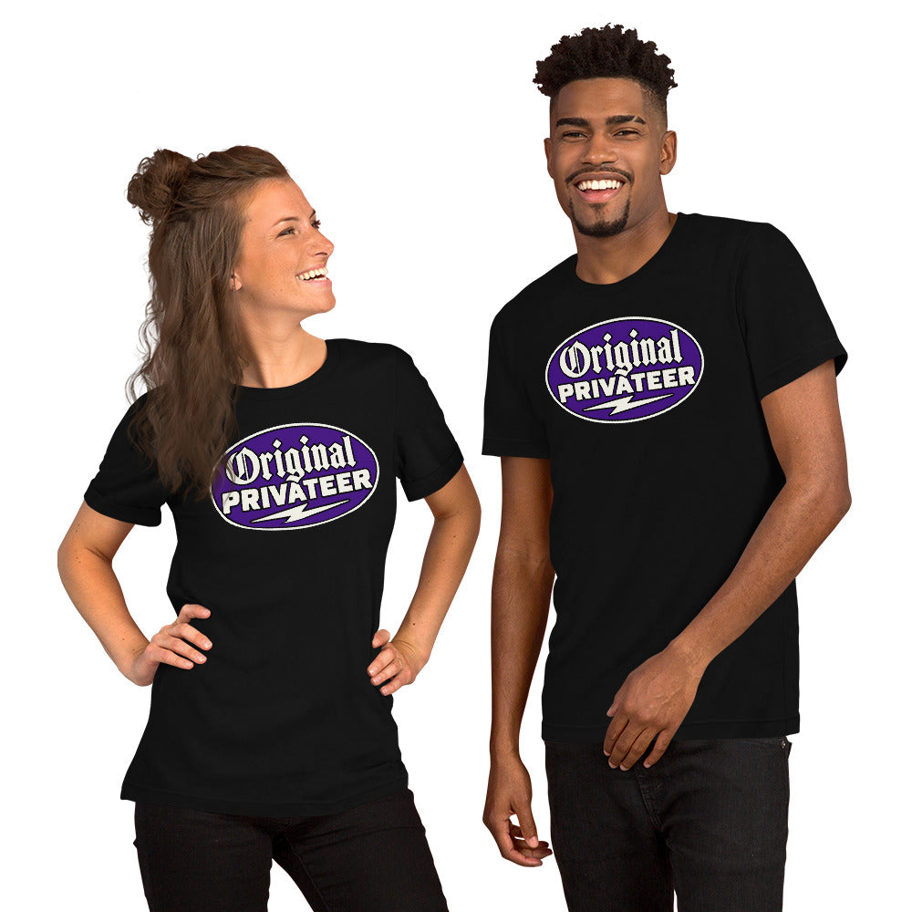 Men's Wildcat Purple Motorcycle T-Shirt | Original Privateer