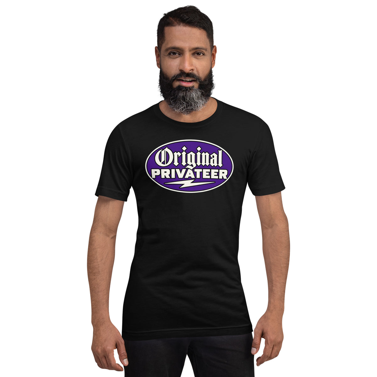 Men's Wildcat Purple Motorcycle T-Shirt | Original Privateer