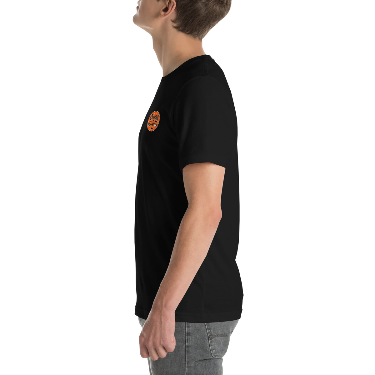Vintage Motorcycle T-Shirt – Retro Orange | Original Privateer