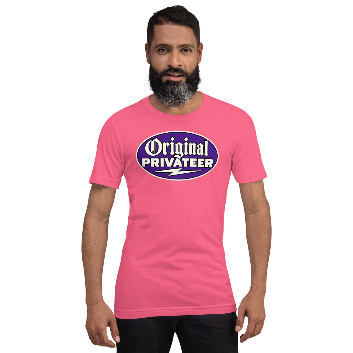 Men's Wildcat Purple Motorcycle T-Shirt | Original Privateer