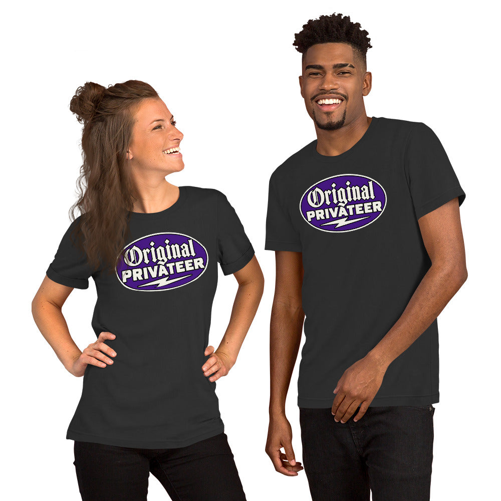 Men's Wildcat Purple Motorcycle T-Shirt | Original Privateer