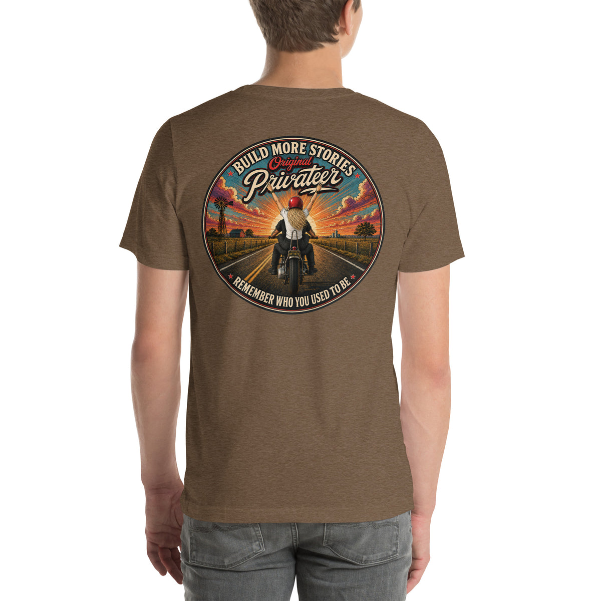 Two-Lane Freedom Round Tee — back view 1