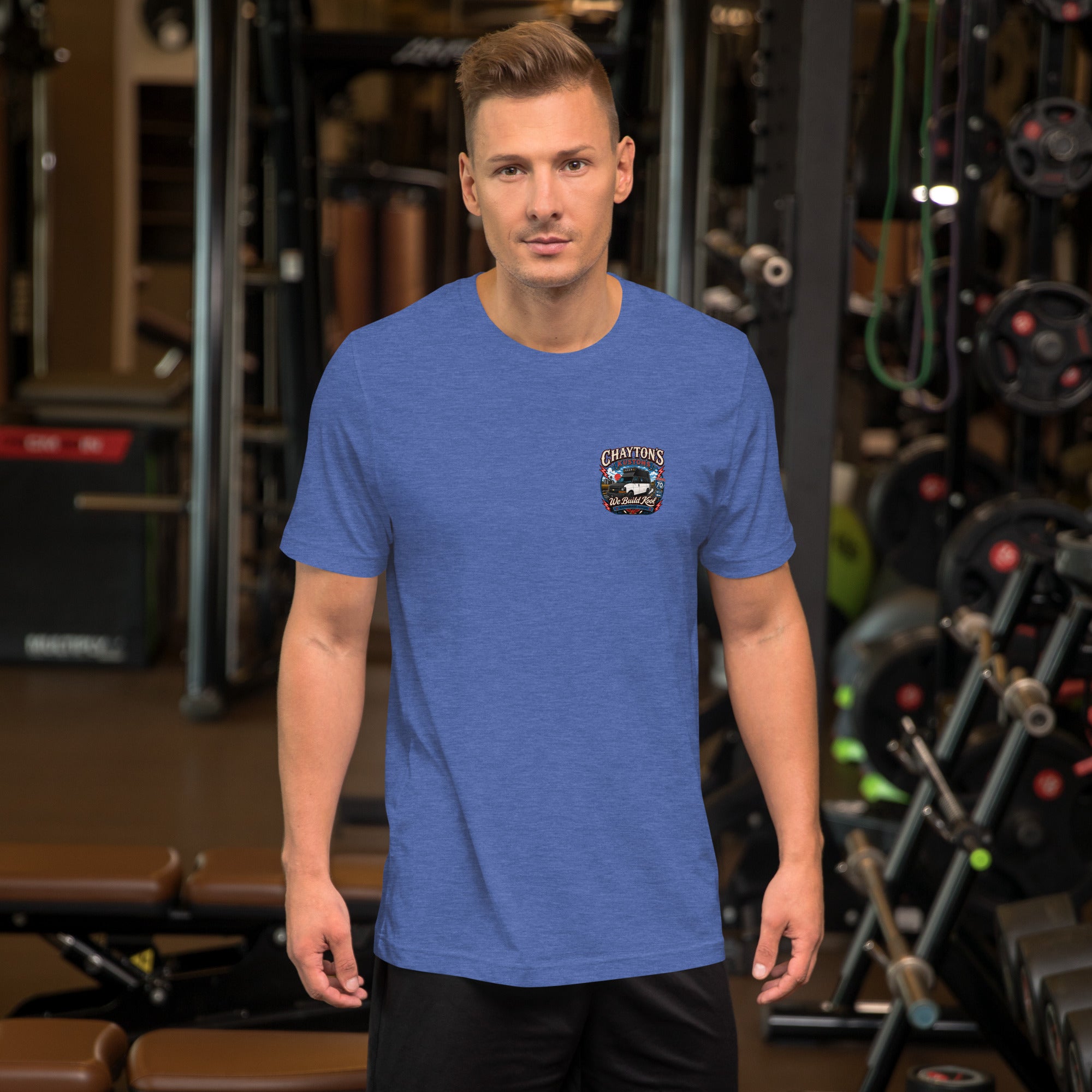 Chayton's Kustoms We Build Kool Unisex t-shirt — front view 7