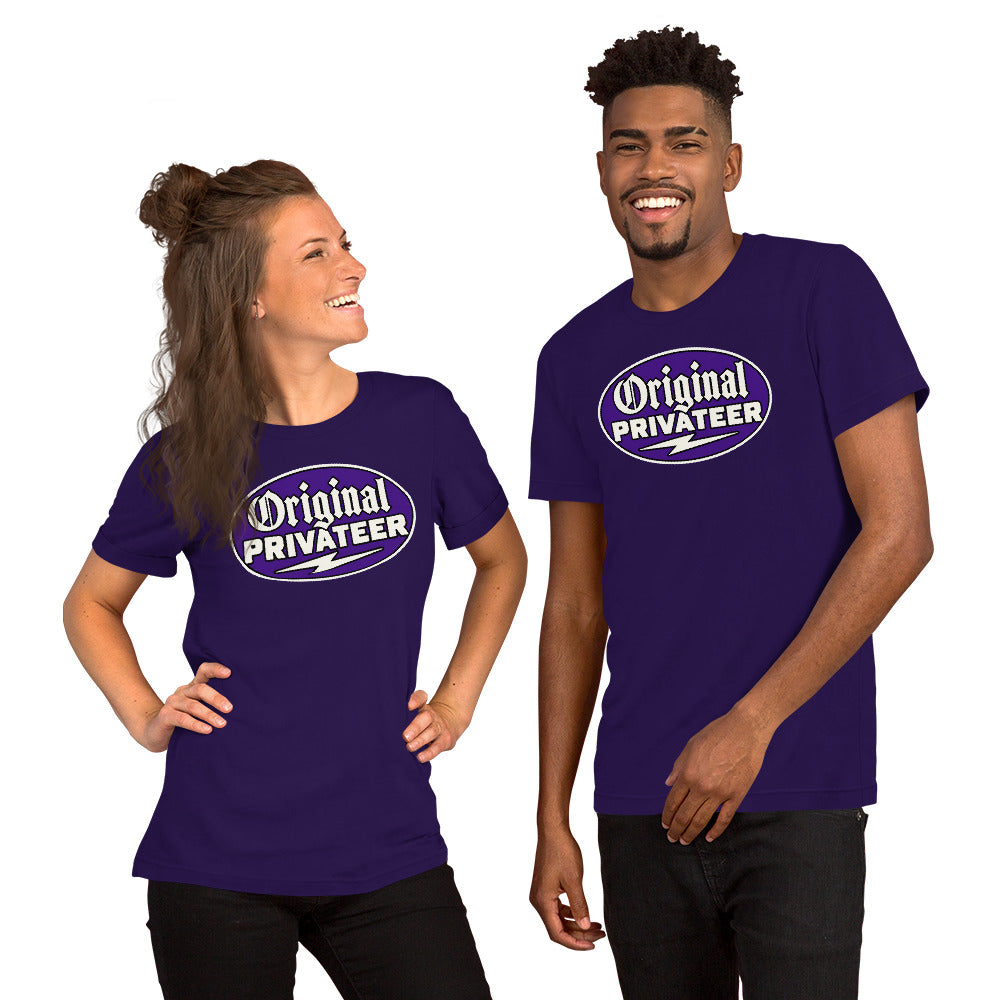Men's Wildcat Purple Motorcycle T-Shirt | Original Privateer