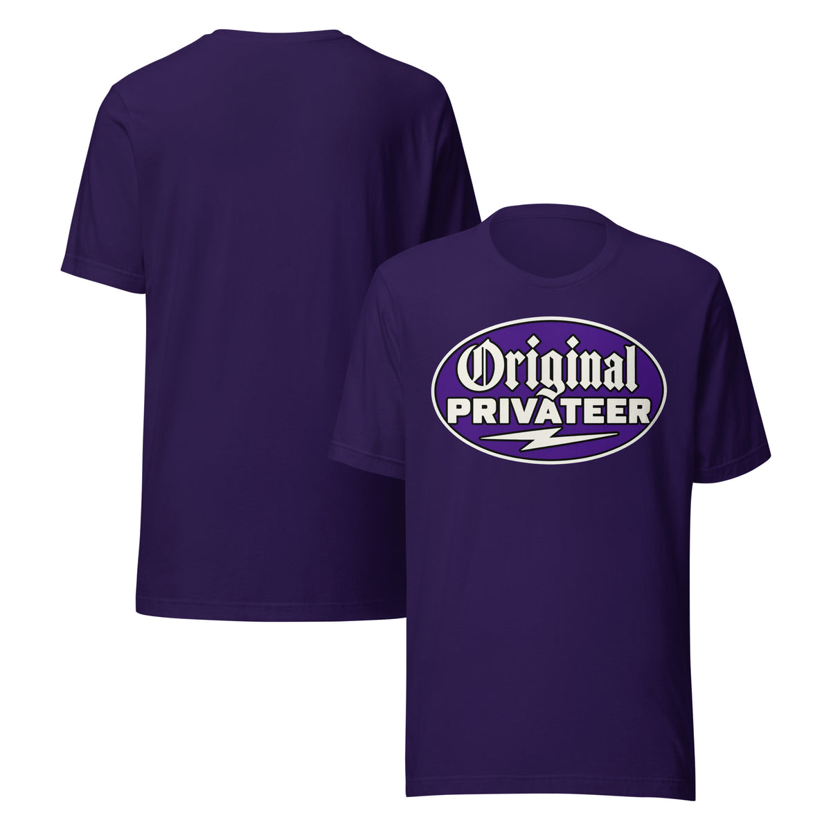 Men's Wildcat Purple Motorcycle T-Shirt | Original Privateer