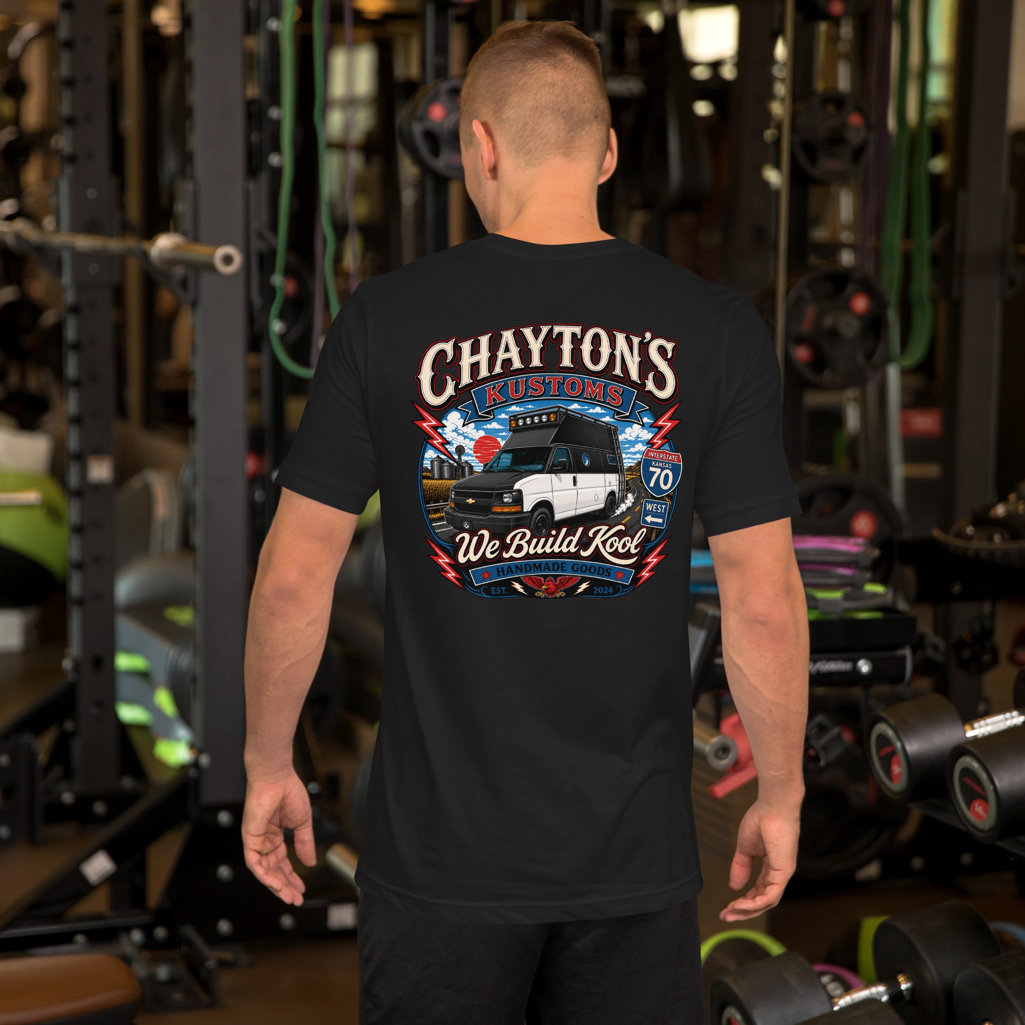 Chayton's Kustoms We Build Kool Unisex t-shirt
