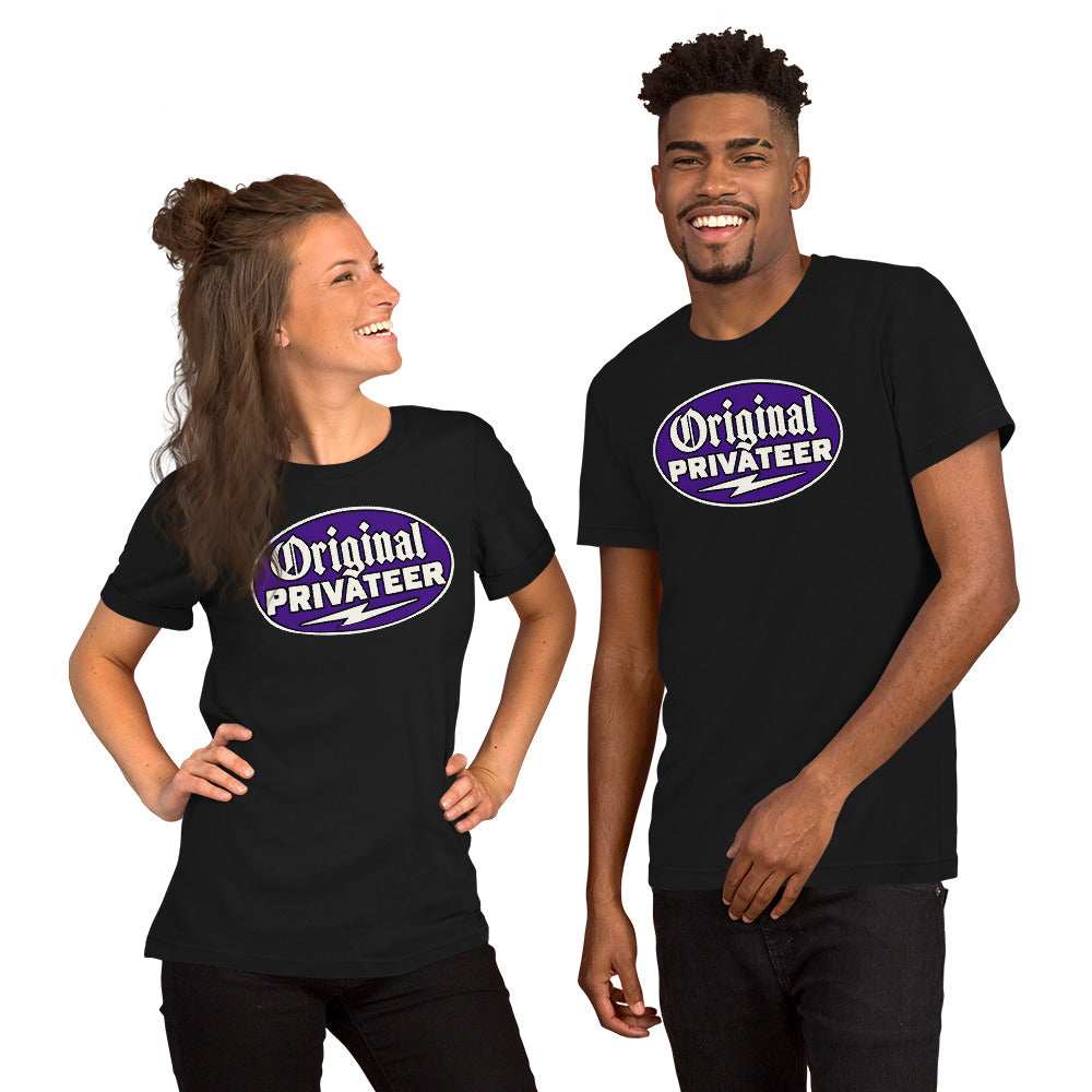 Men's Wildcat Purple Motorcycle T-Shirt | Original Privateer